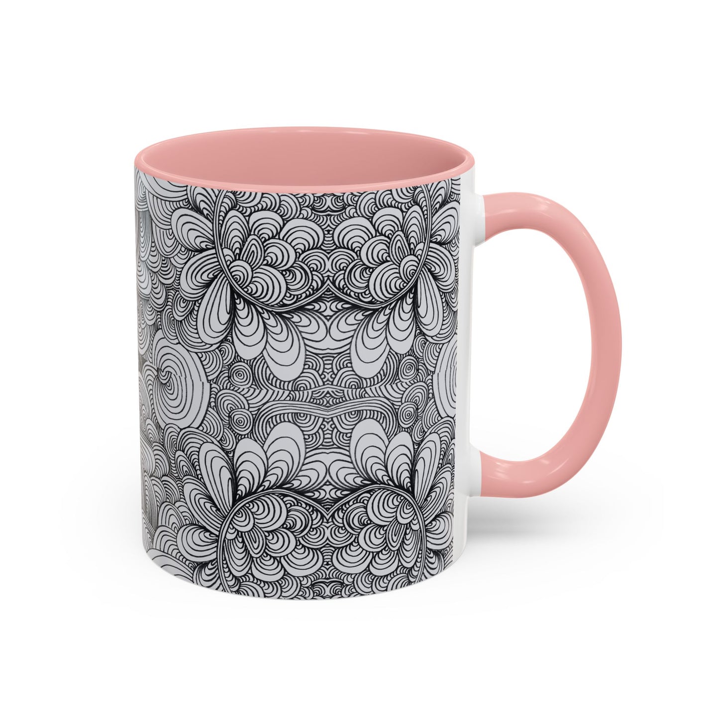 11oz/15oz Original Line Art Coffee Mug - Apricots Noir Mirage