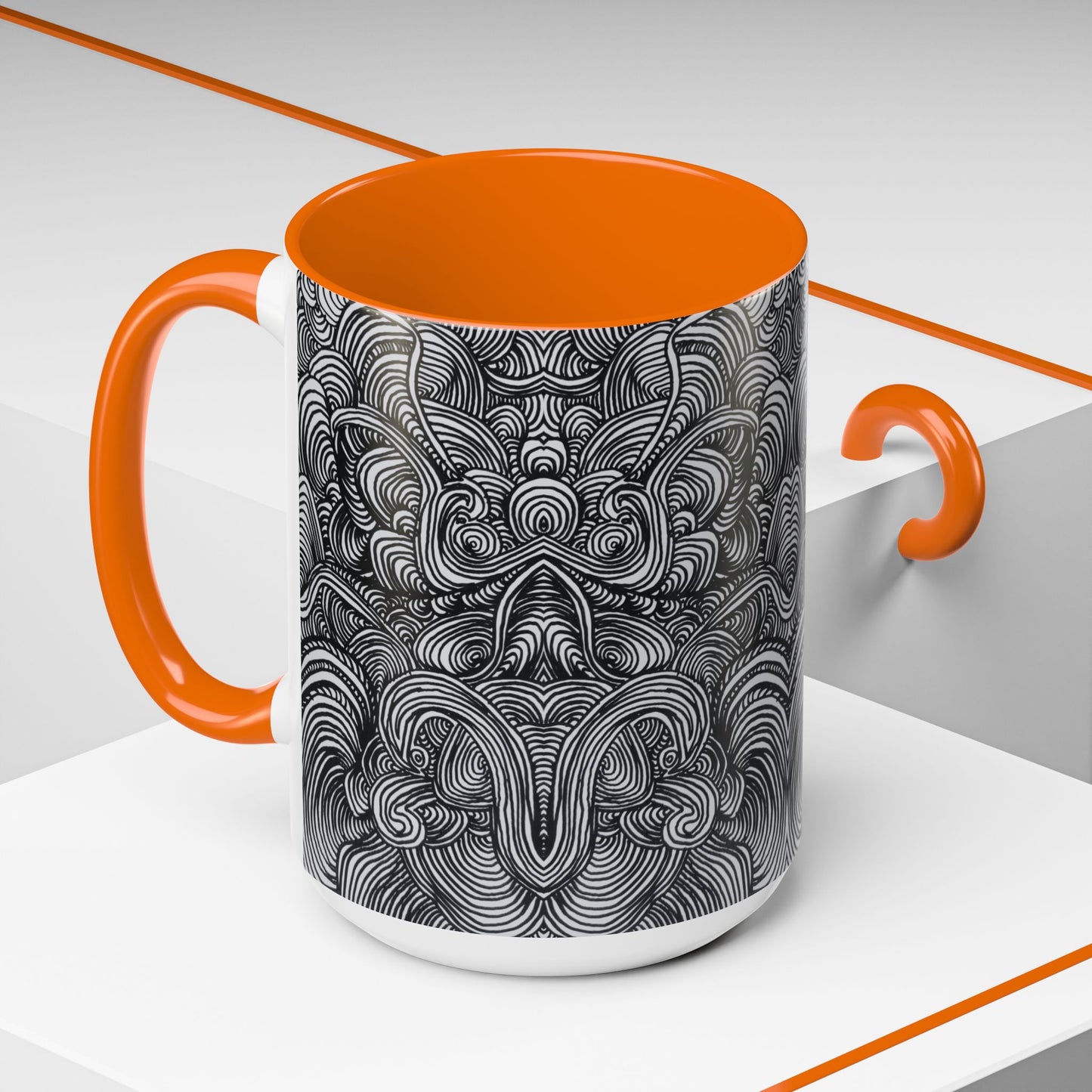 11oz/15oz Original Line Art Coffee Mug - Liquid