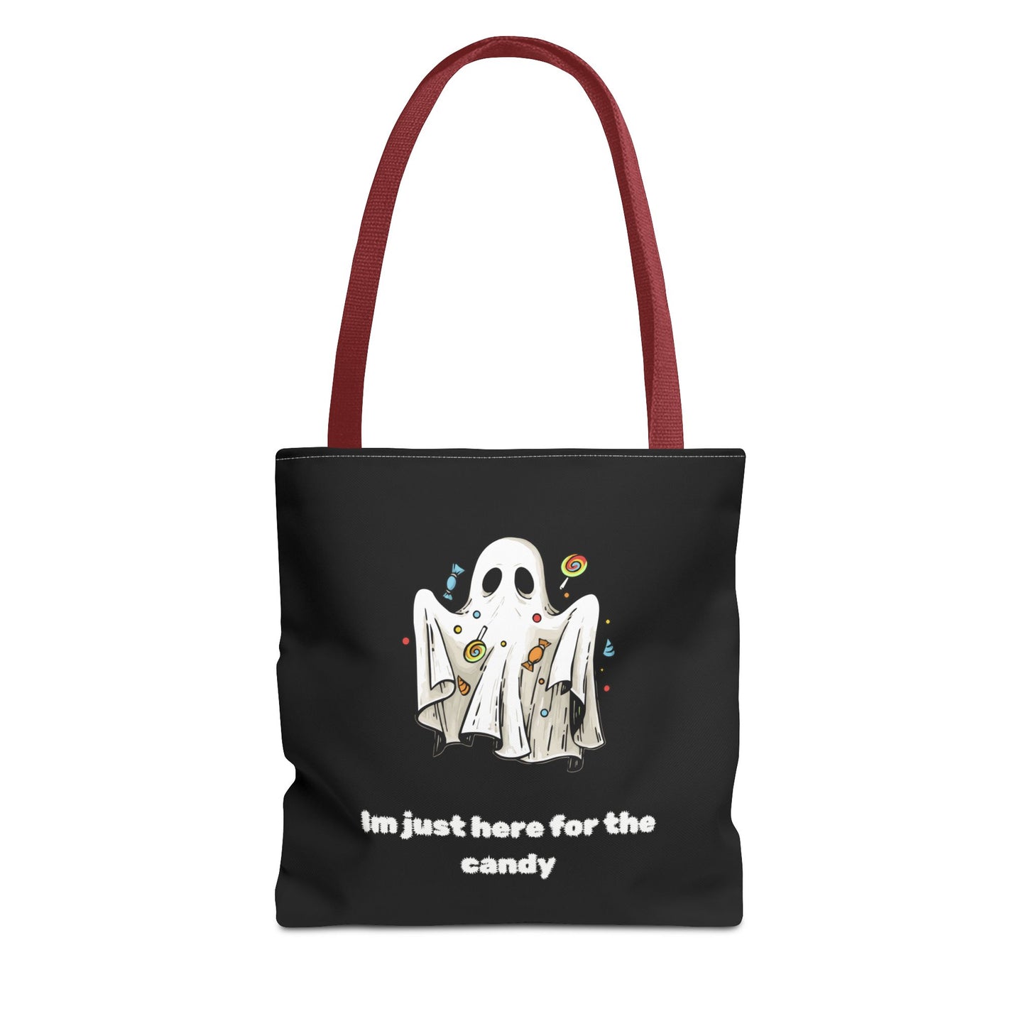 Cute Ghost Halloween Lover Spooky Season Trick or Treating Candy Bag Fall Themed Reusable Lunch Tote