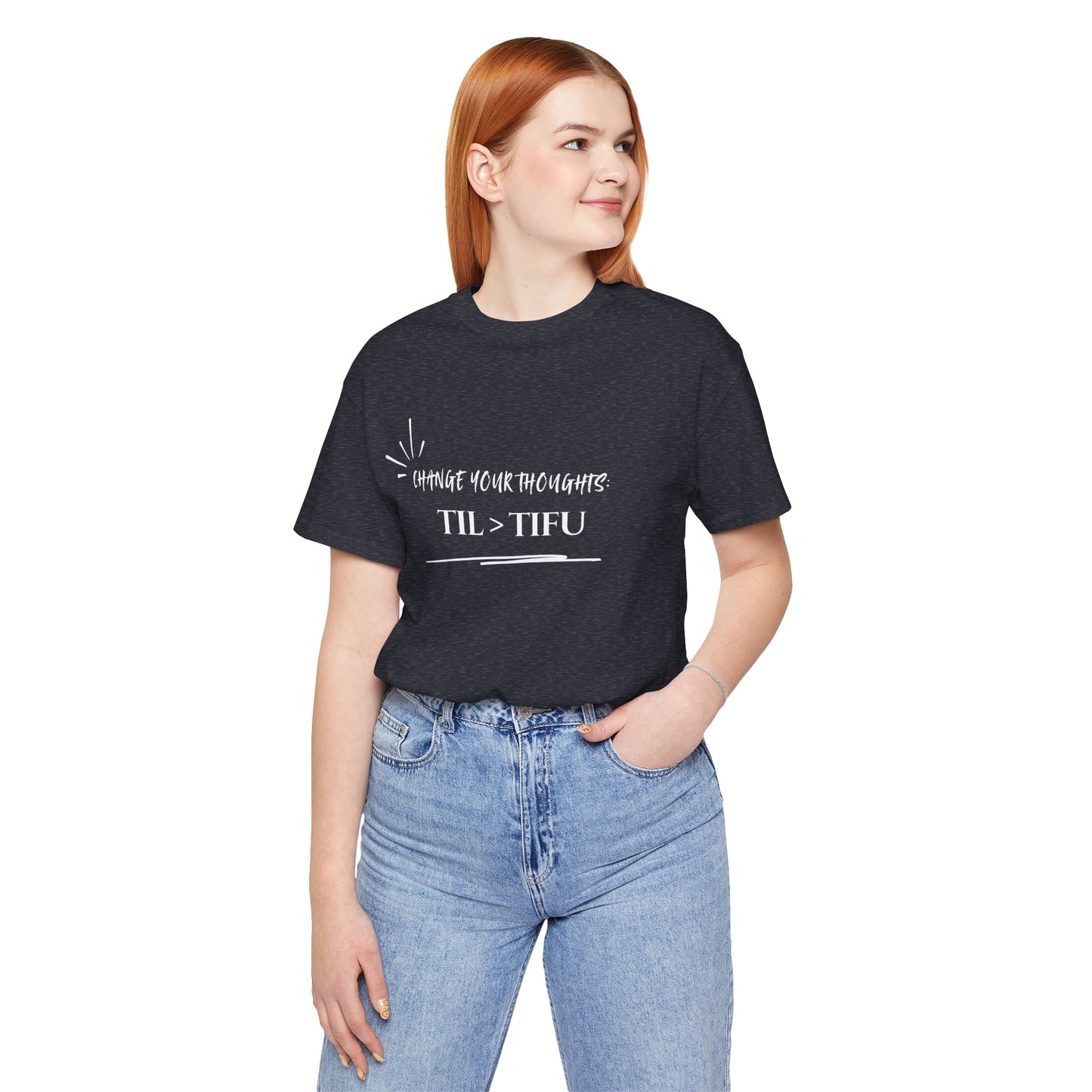 Unisex Self Love Positive Self Talk and Thoughts Mental Health Awareness and Positivity T-Shirt TIL>TIFU