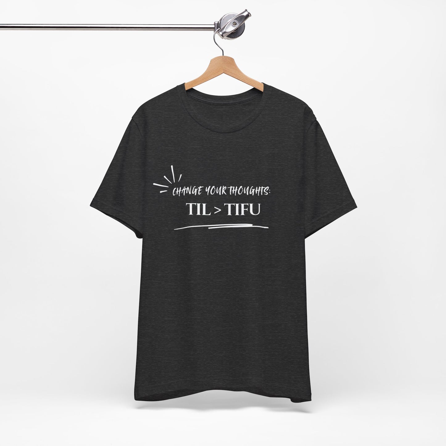 Unisex Self Love Positive Self Talk and Thoughts Mental Health Awareness and Positivity T-Shirt TIL>TIFU