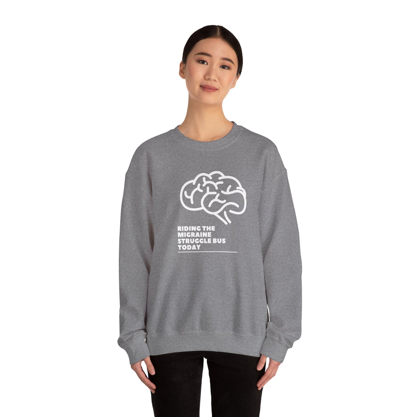 Unisex Migraine Day Invisible Illness Warrior Sweatshirt