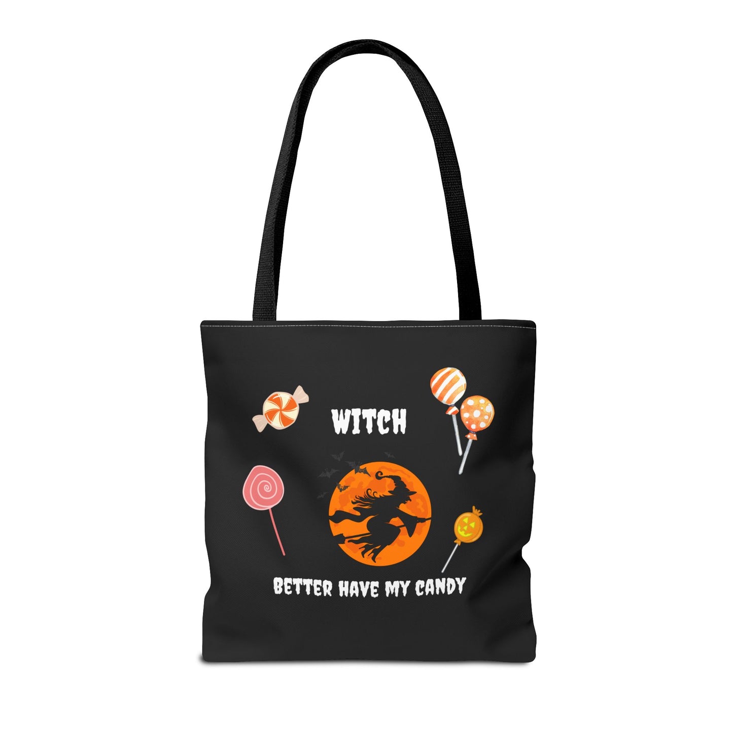 Halloween Tote Bag Gift for Spooky Season Trick or Treating Candy Bag Fall Themed Reusable Lunch Tote