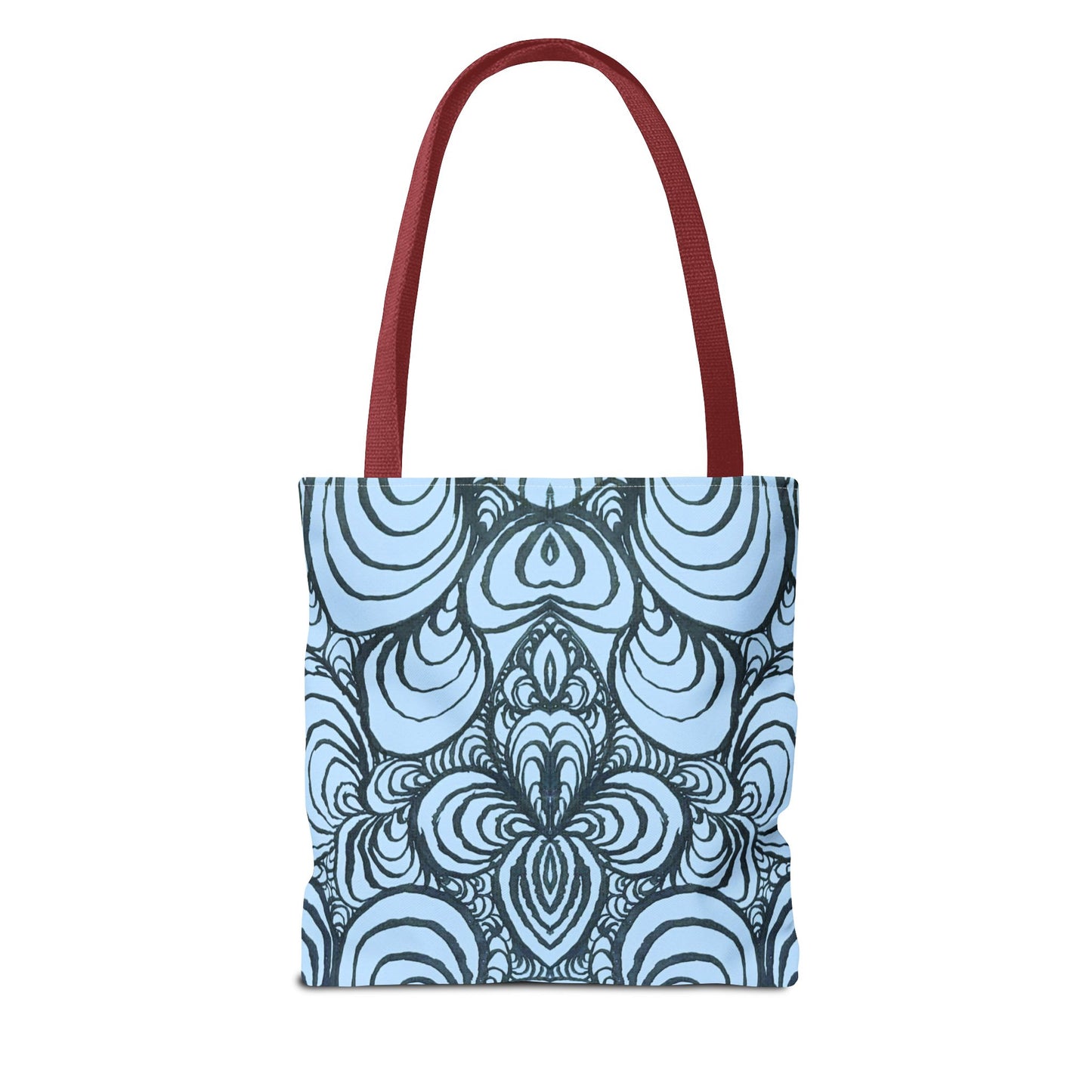 Unisex Original Line Art - All Over Print Tote Bag - Puzzle Panels 1 Color Pop Polar