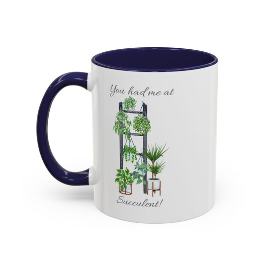 11oz Garden Themed Succulent Container Garden Plant Parent Coffee Mug