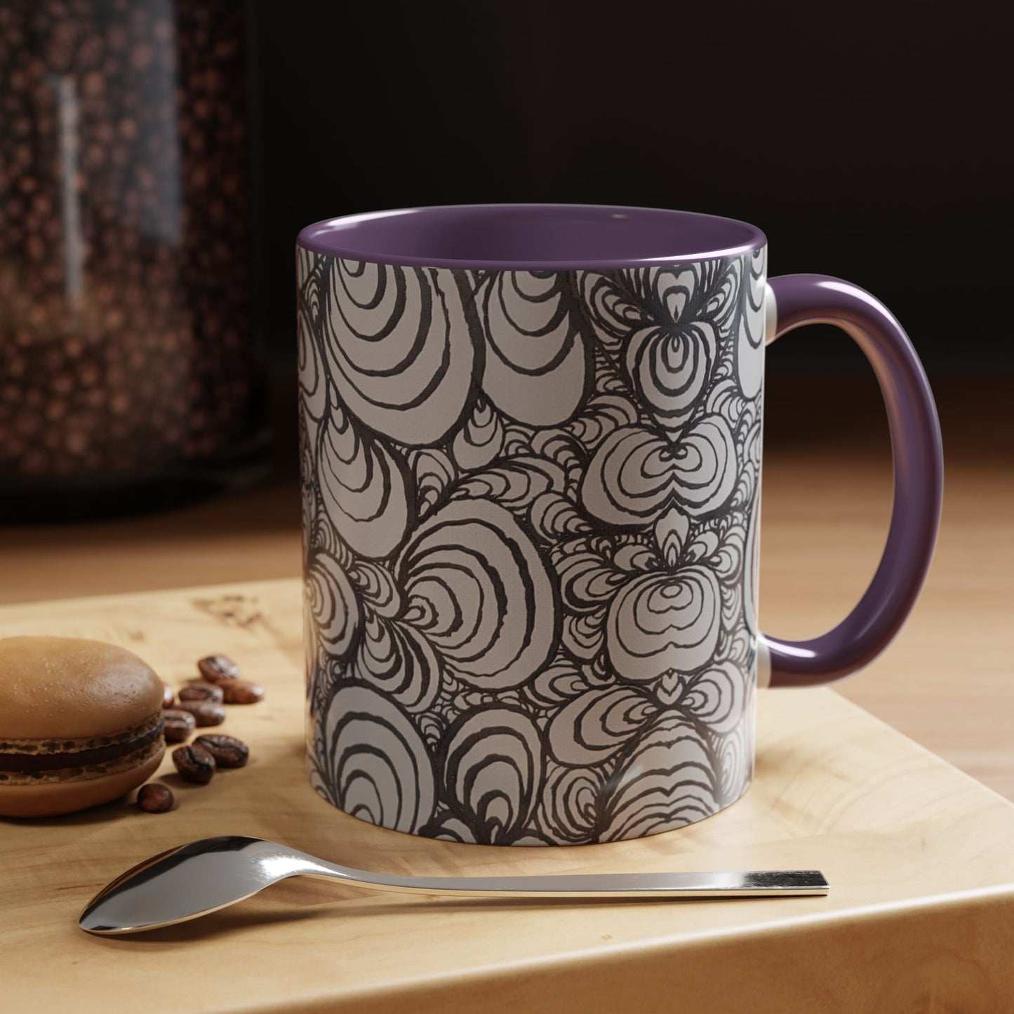 11oz/15oz Original Line Art Mug - Puzzle Panels 1
