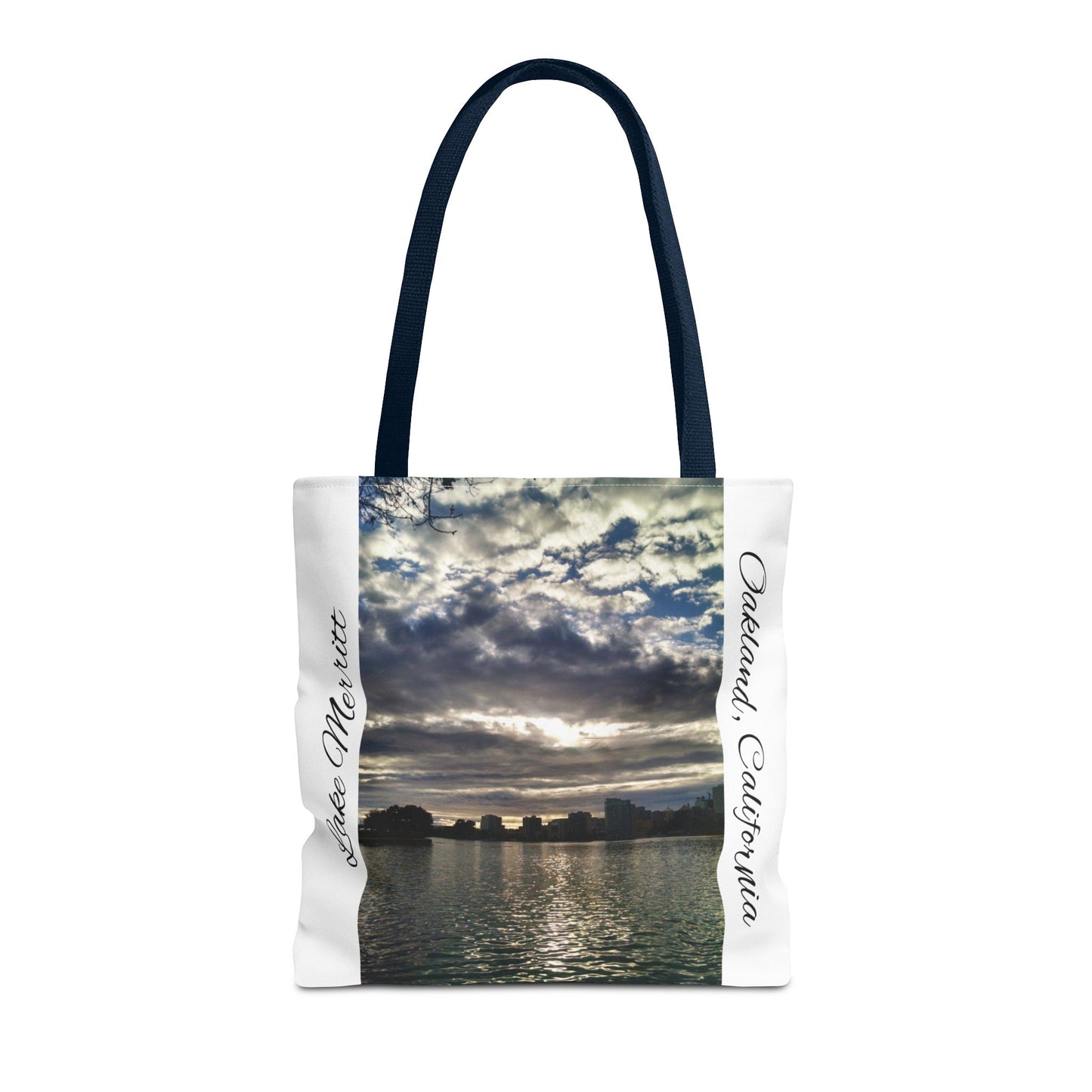 Unisex Travel Tote Lake Merritt Scenic View Oakland California Bay Area Keepsake Reusable Grocery Tote Yoga Bag Traveler Gift Scenic View