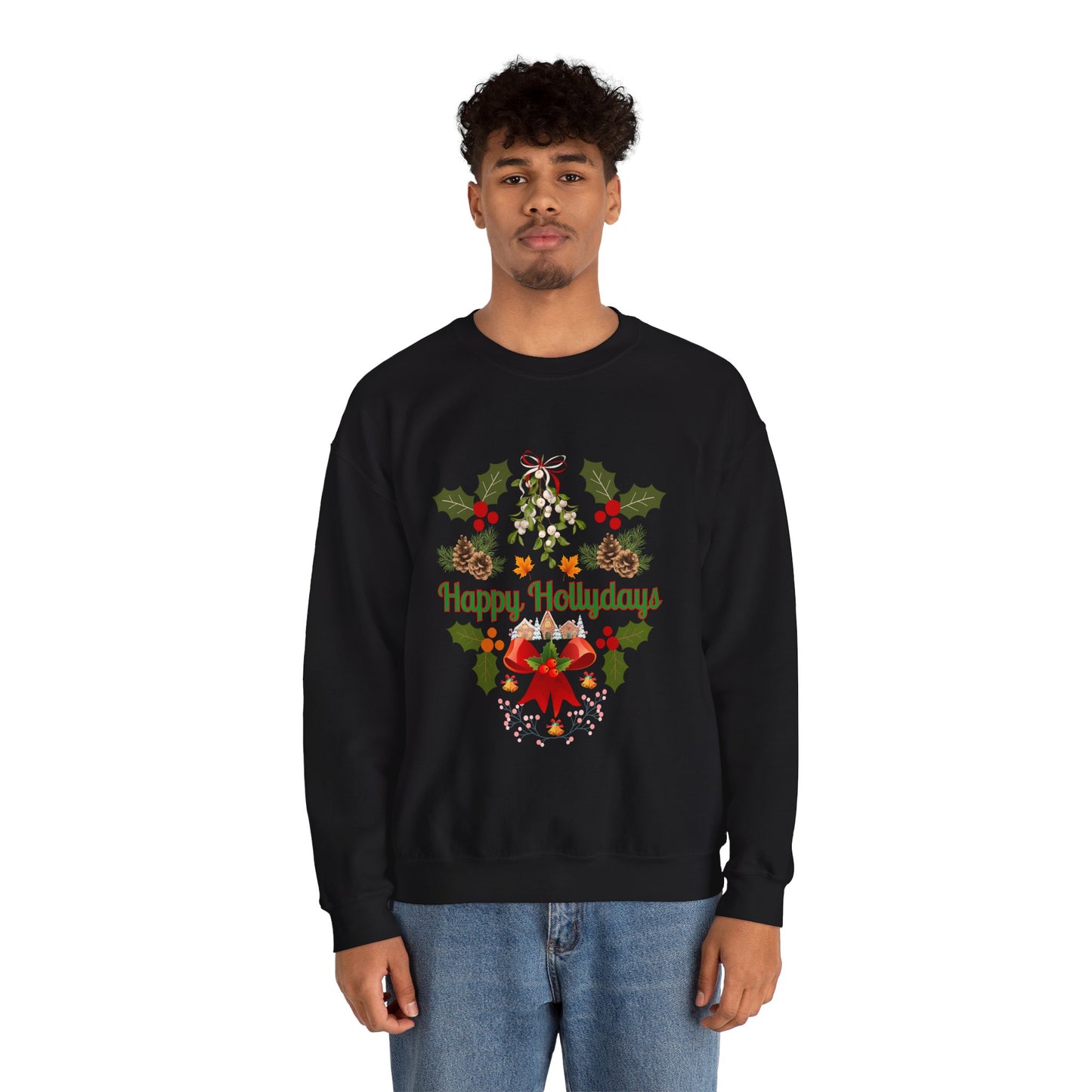 Unisex Ugly Sweater Contest Happy Hollydays Sweatshirt