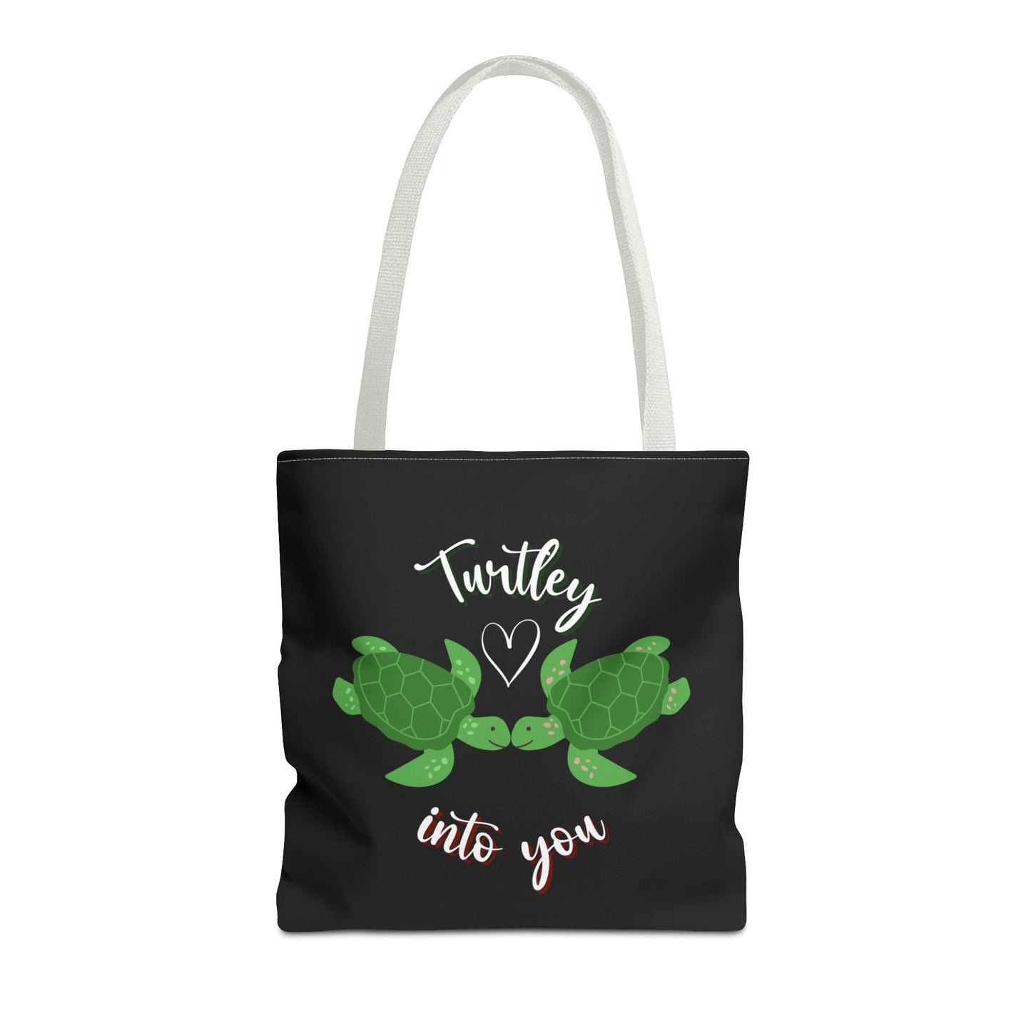 Unisex Cute Turtle Lover Turtley Into You Tote Bag