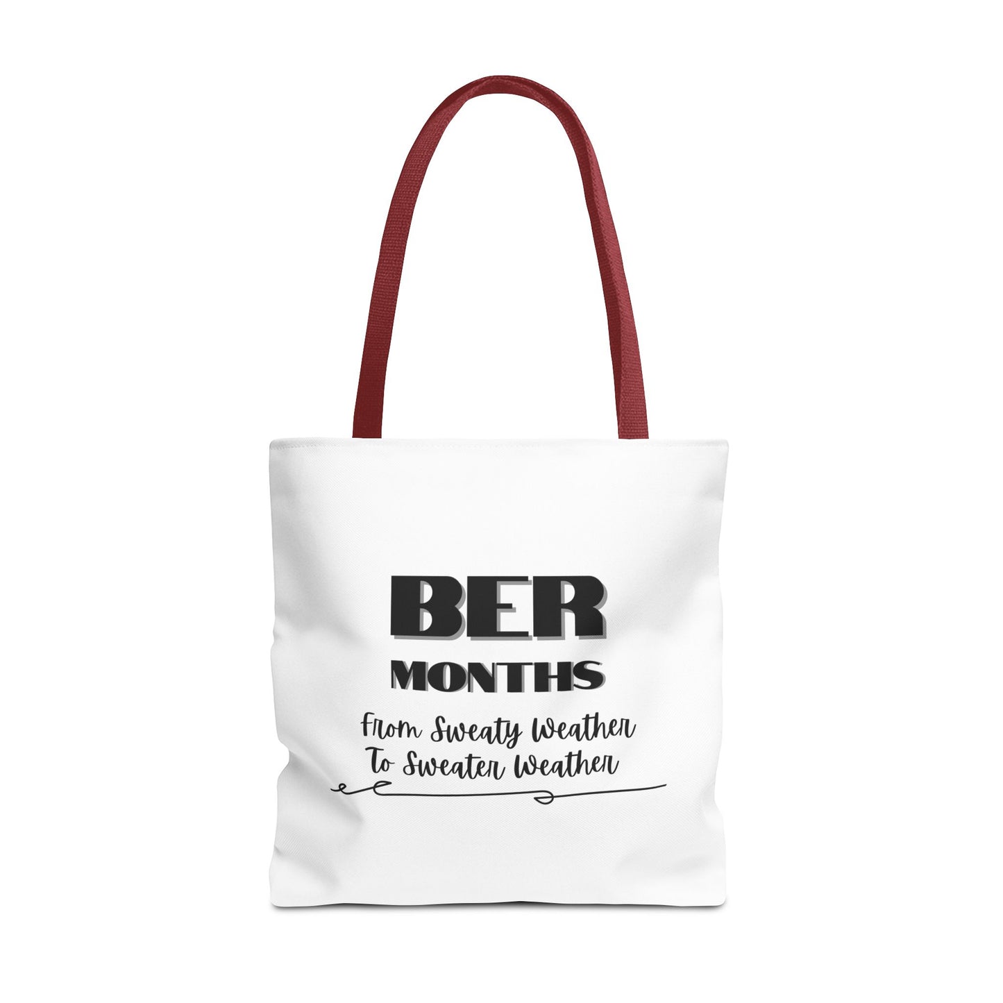 Unisex BER Months Tote Bag Autumn Fall September October November December Tote Bag Favorite Months Tote Bag