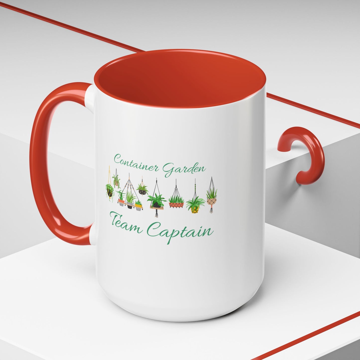 11oz/15oz Garden Themed Container Garden Team Captain Plant Parent Coffee Mug