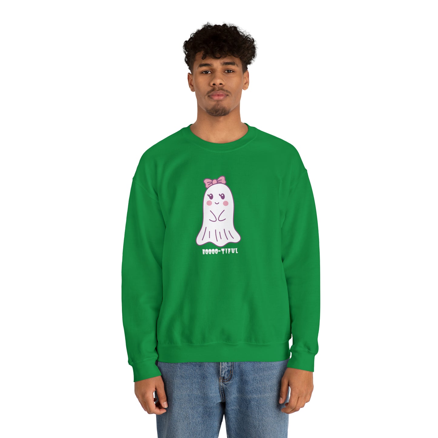 Unisex Cute Ghost Boooo-Tiful Fall Sweatshirt