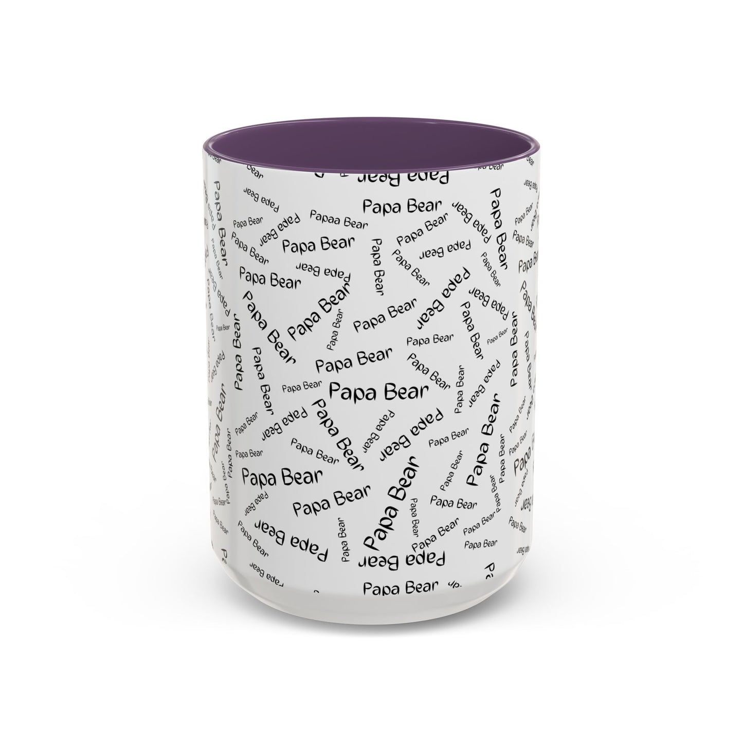 11oz/15oz Papa Bear Word Scramble Coffee Mug