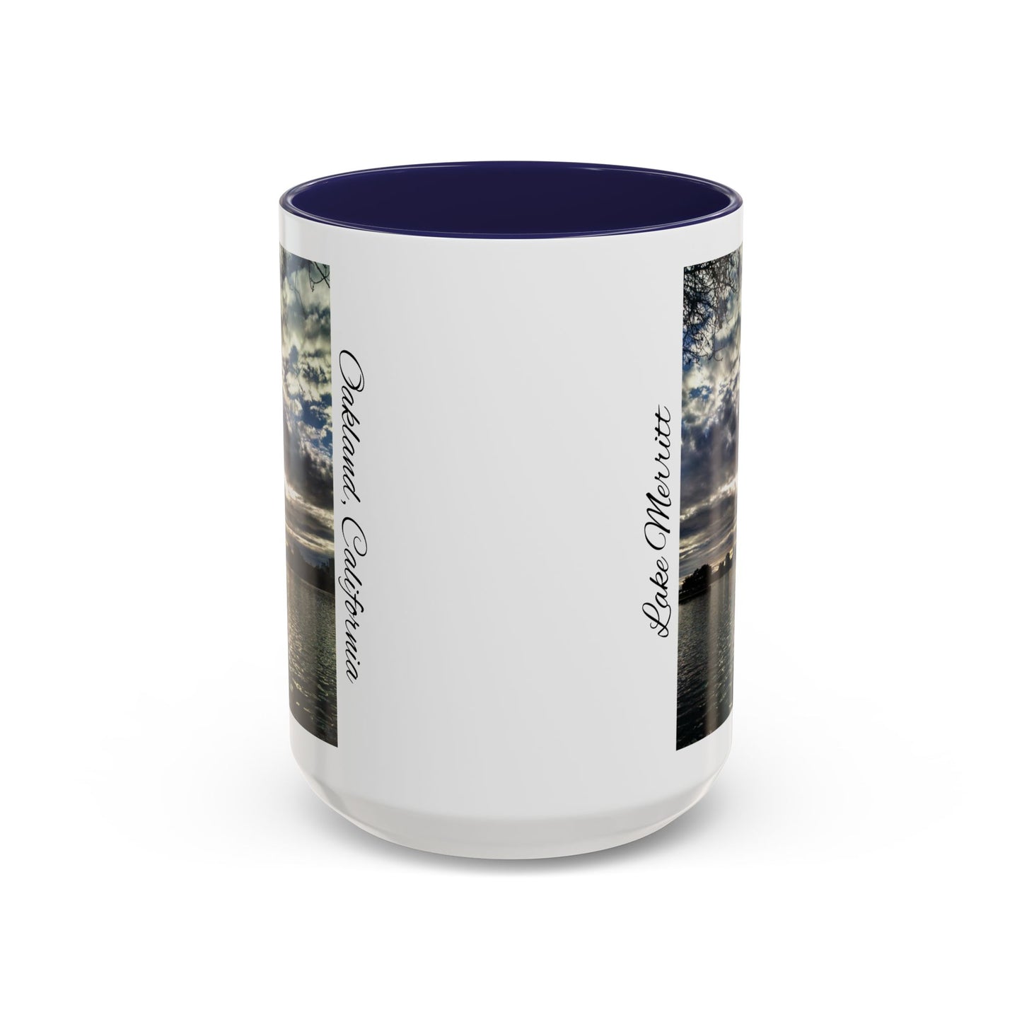 11oz/15oz Two Tone Lake Merritt, Oakland California San Francisco Bay Area Keepsake Coffee Mug