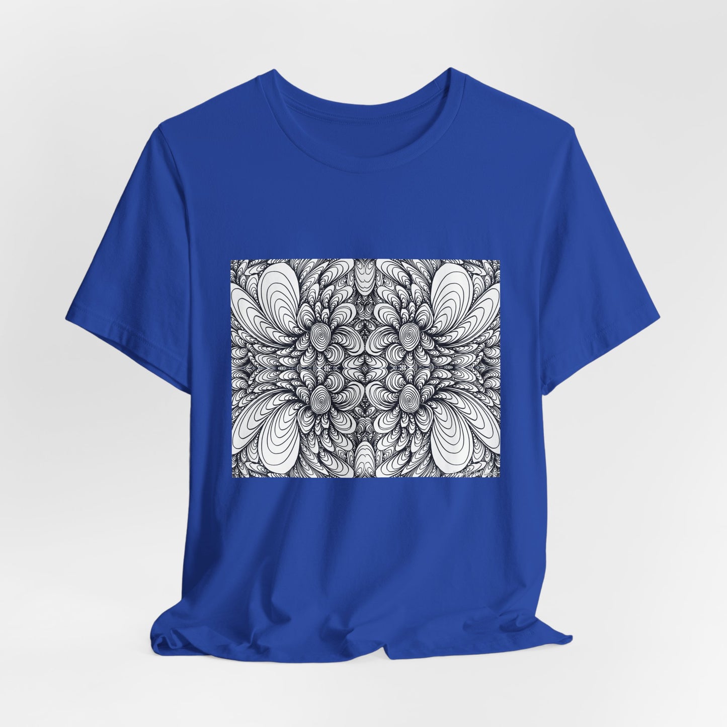 Unisex Original Line Art T-Shirt -Blooms