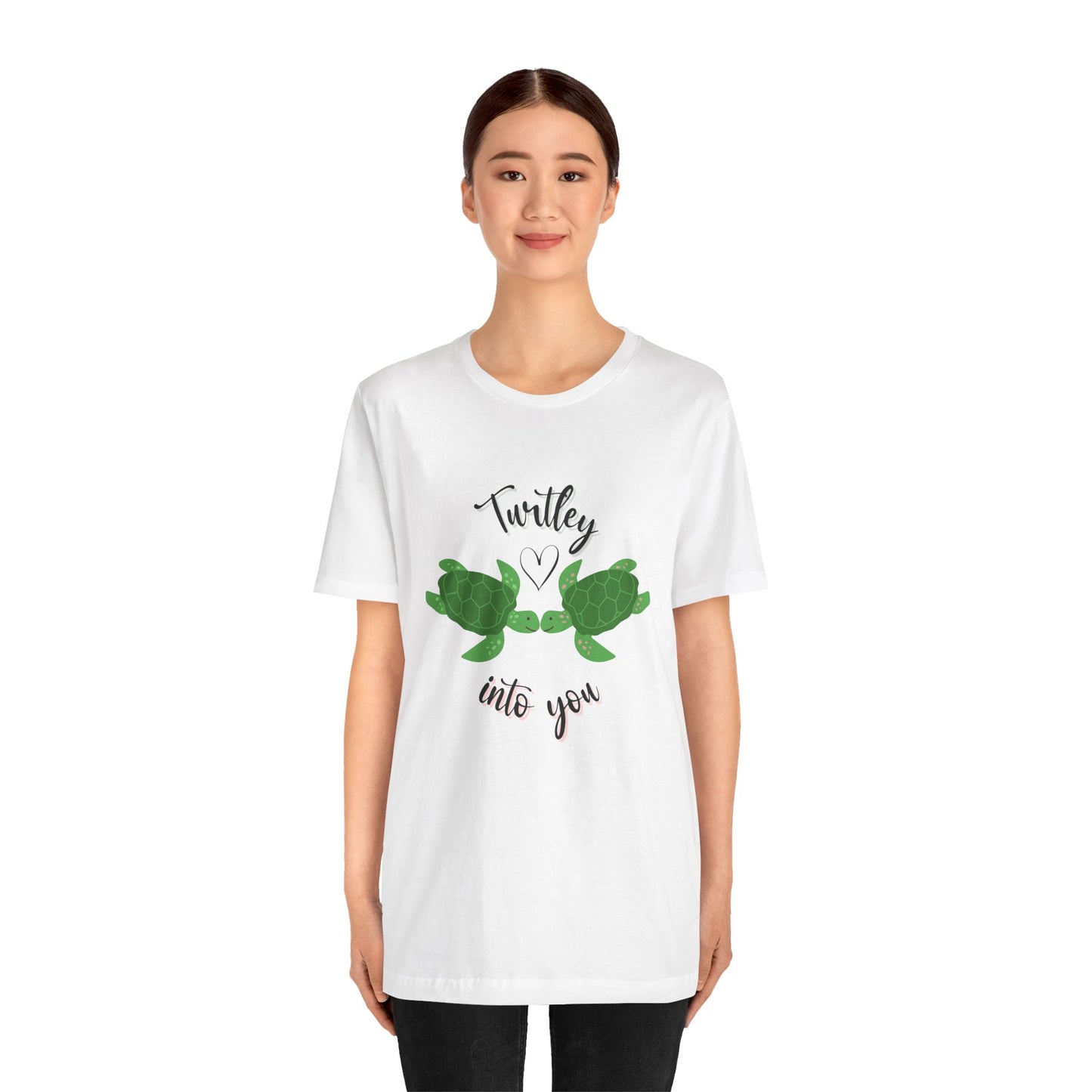 Unisex Cute Turtle Lover Turtley Into You T-Shirt