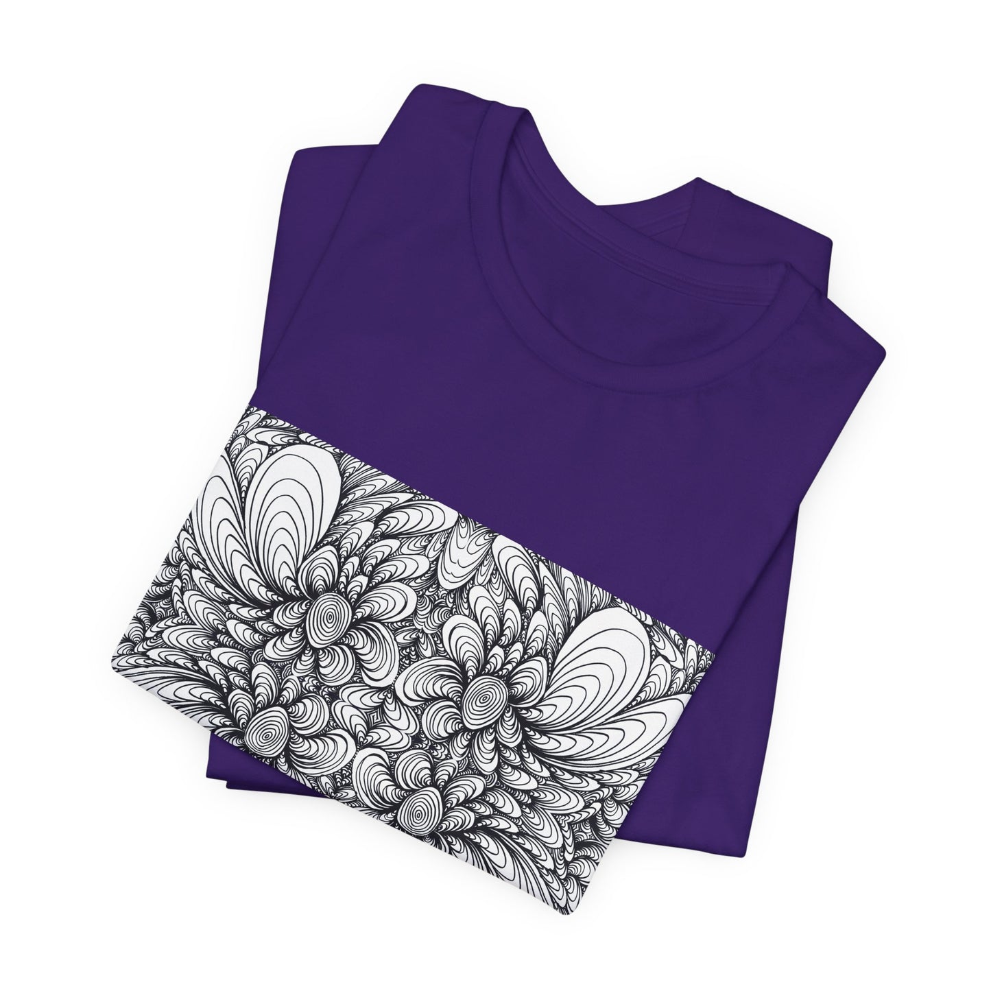 Unisex Original Line Art T-Shirt -Blooms