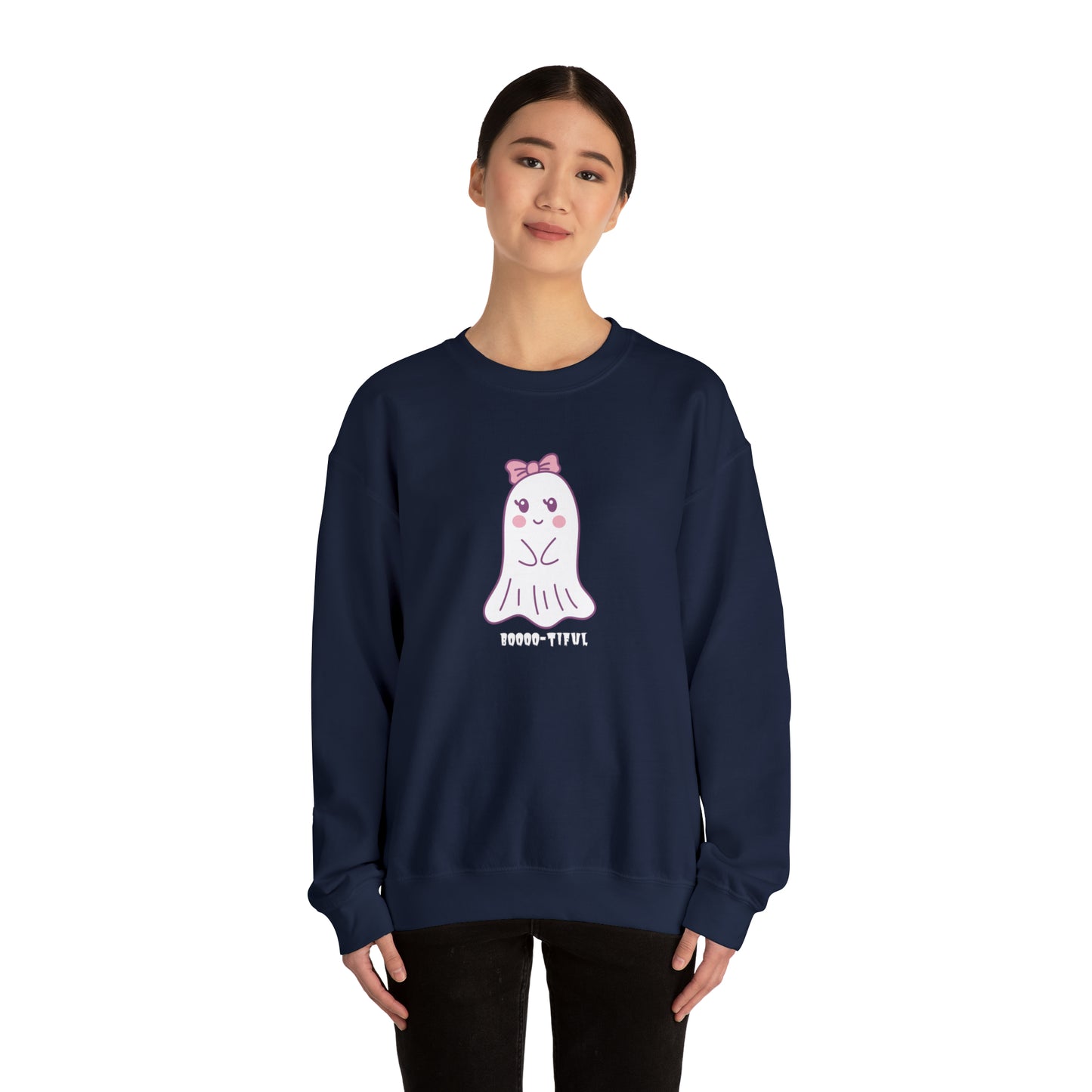 Unisex Cute Ghost Boooo-Tiful Fall Sweatshirt