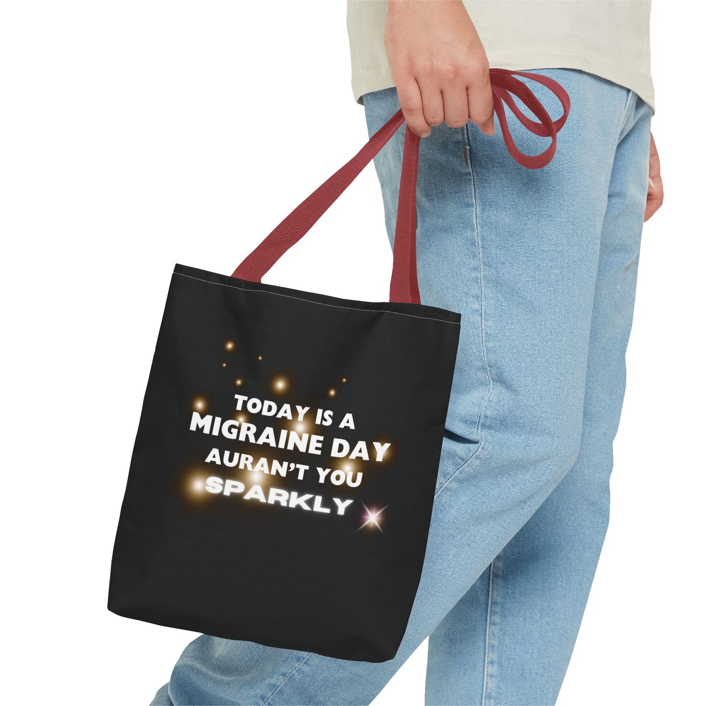 Unisex Migraine Day Invisible Illness Warrior Tote Bag