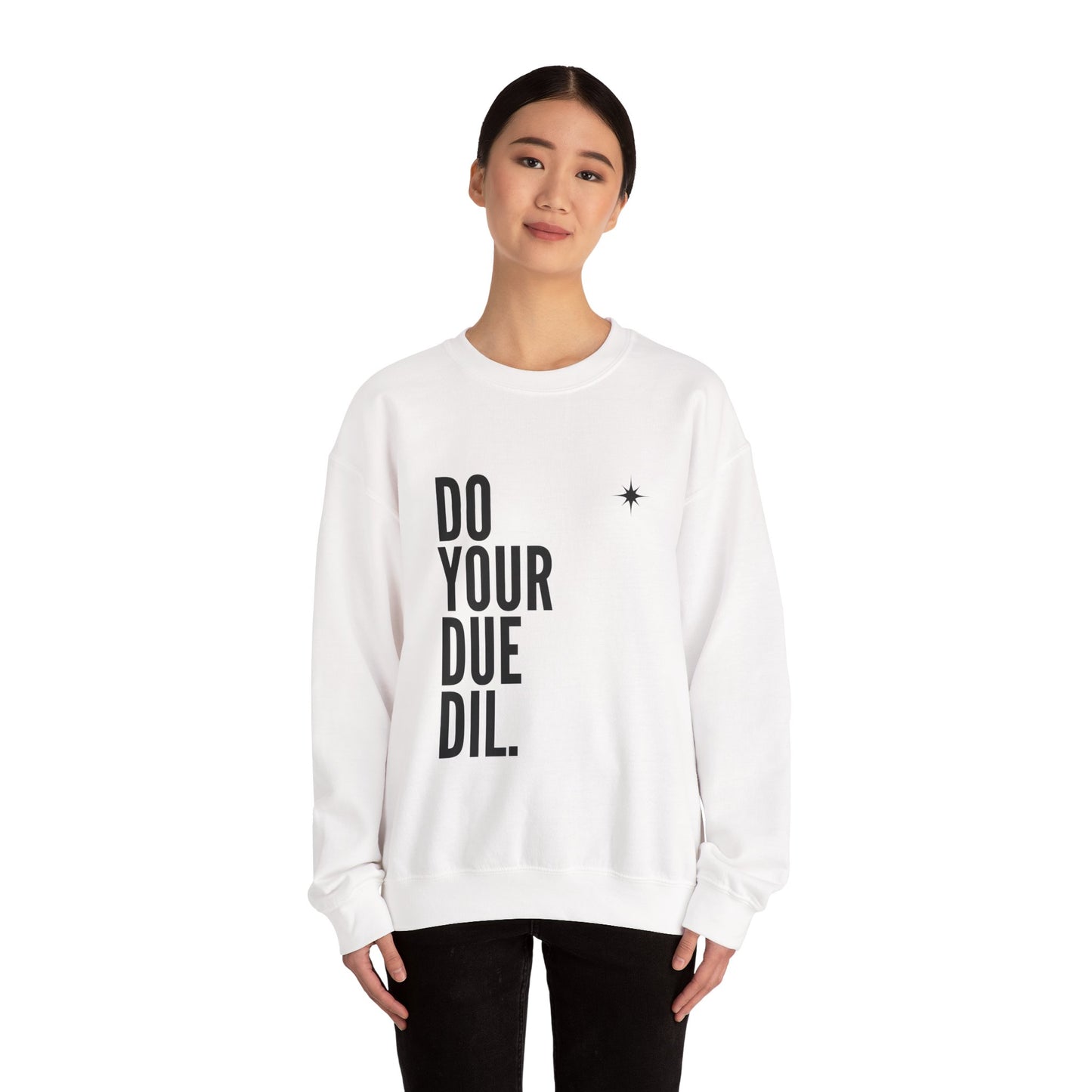 Unisex Heavy Blend Crewneck Due Your Due Diligence Sweatshirt