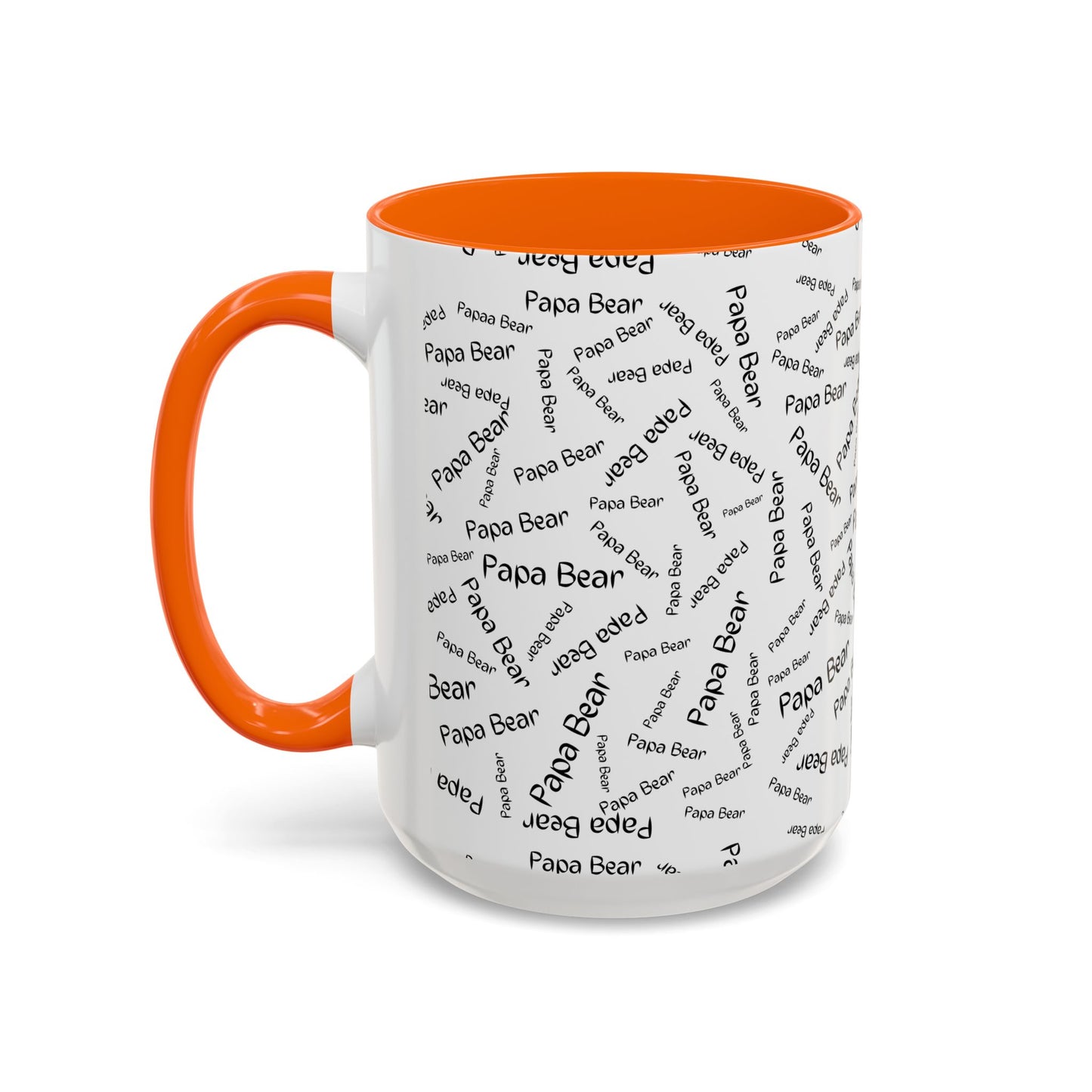 11oz/15oz Papa Bear Word Scramble Coffee Mug