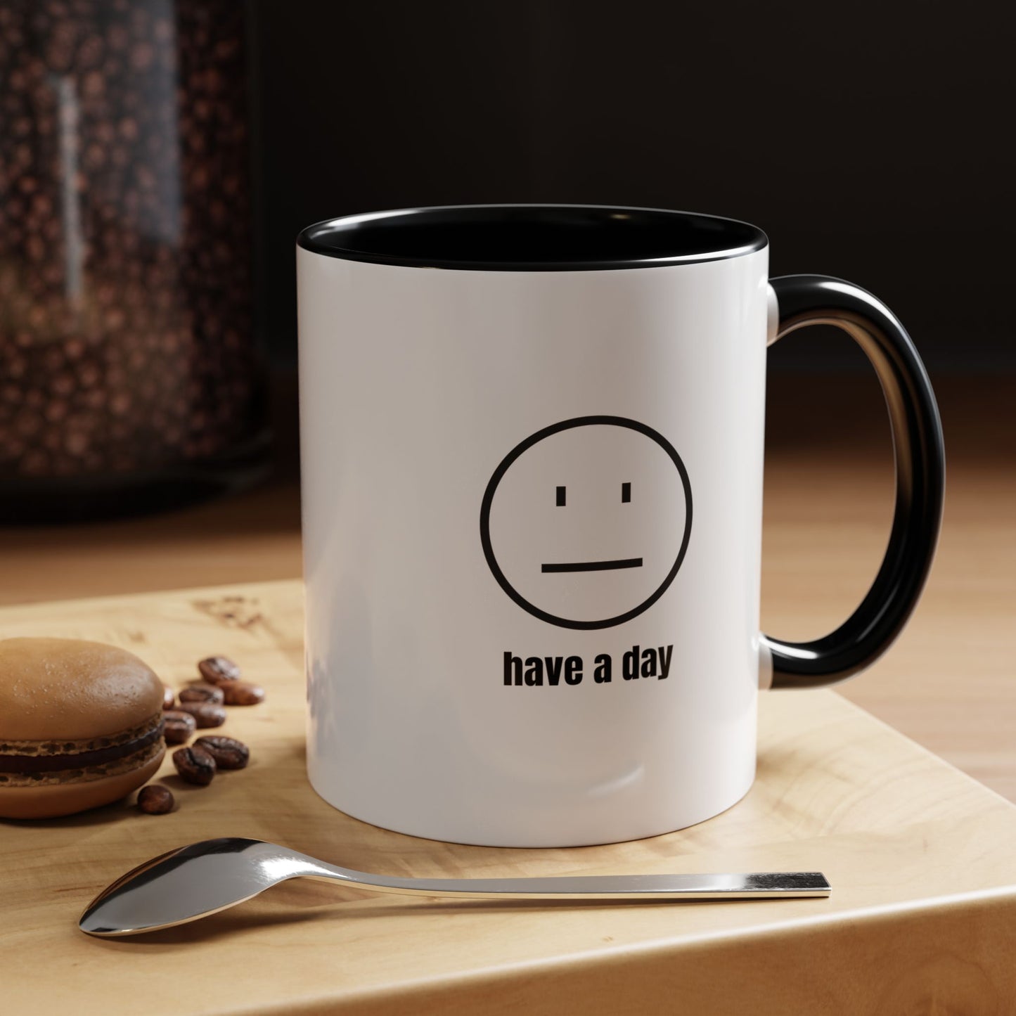11oz/15oz Straight Face Have A Day Coffee Mug