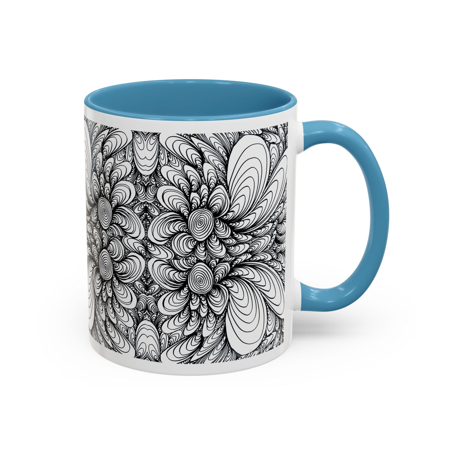 11oz/15oz Original Line Art Mug - Blooms