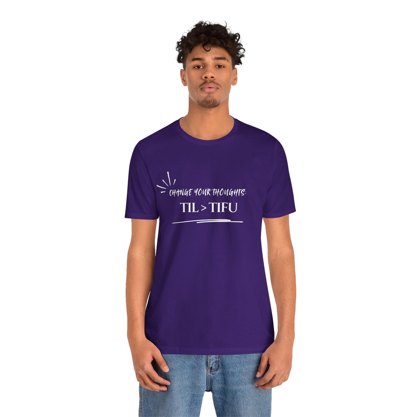 Unisex Self Love Positive Self Talk and Thoughts Mental Health Awareness and Positivity T-Shirt TIL>TIFU