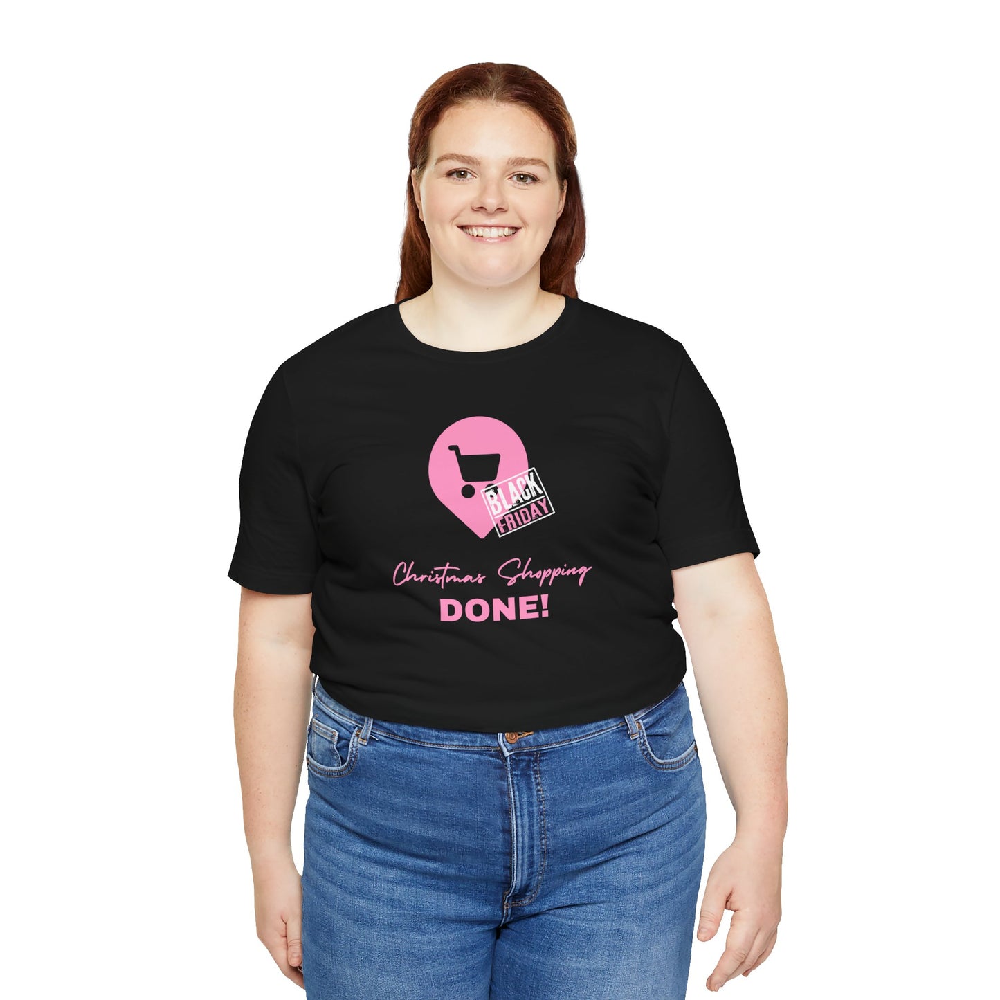 Unisex Jersey Short Sleeve Black Friday Christmas Shopping T-Shirt