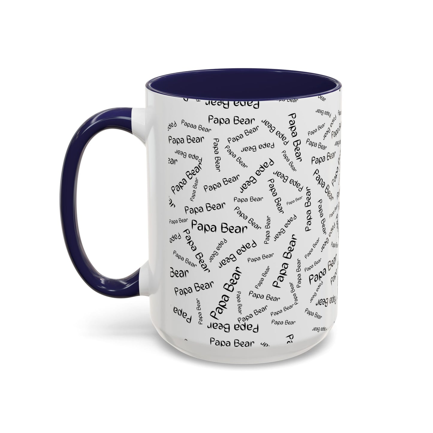 11oz/15oz Papa Bear Word Scramble Coffee Mug