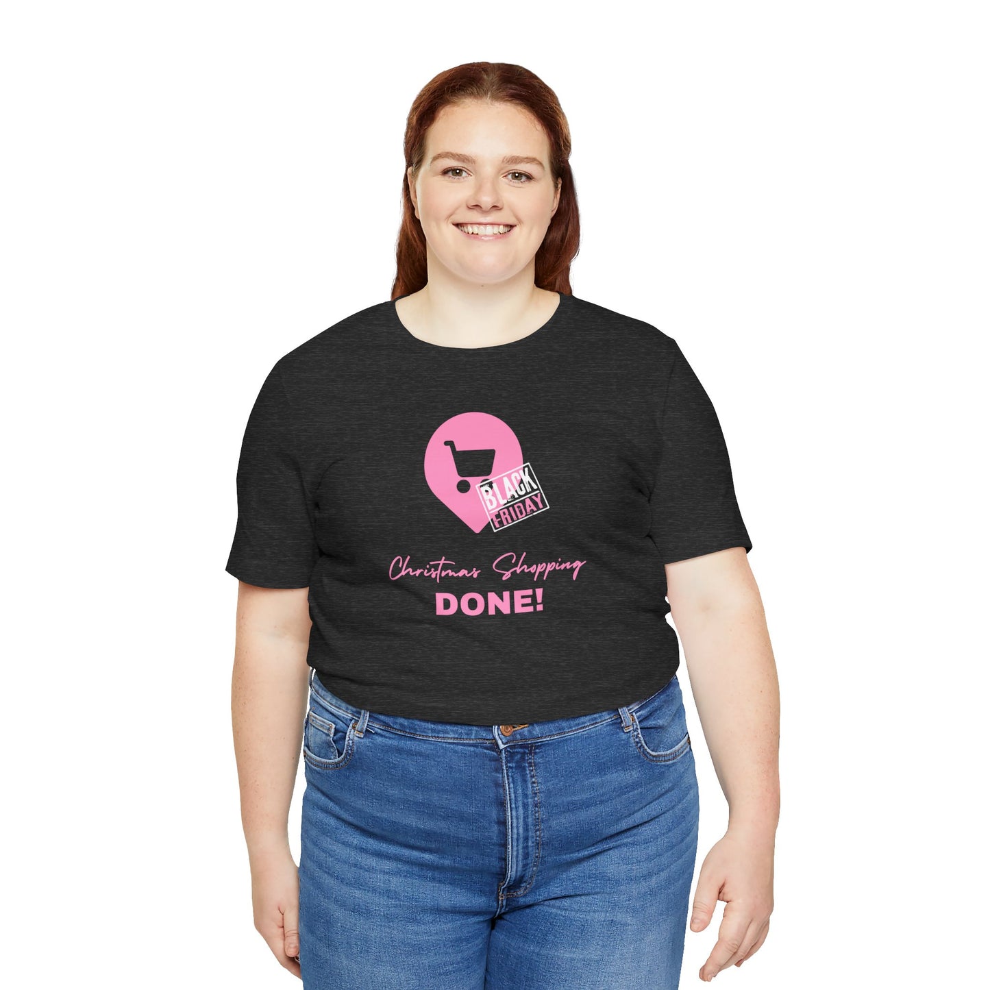 Unisex Jersey Short Sleeve Black Friday Christmas Shopping T-Shirt