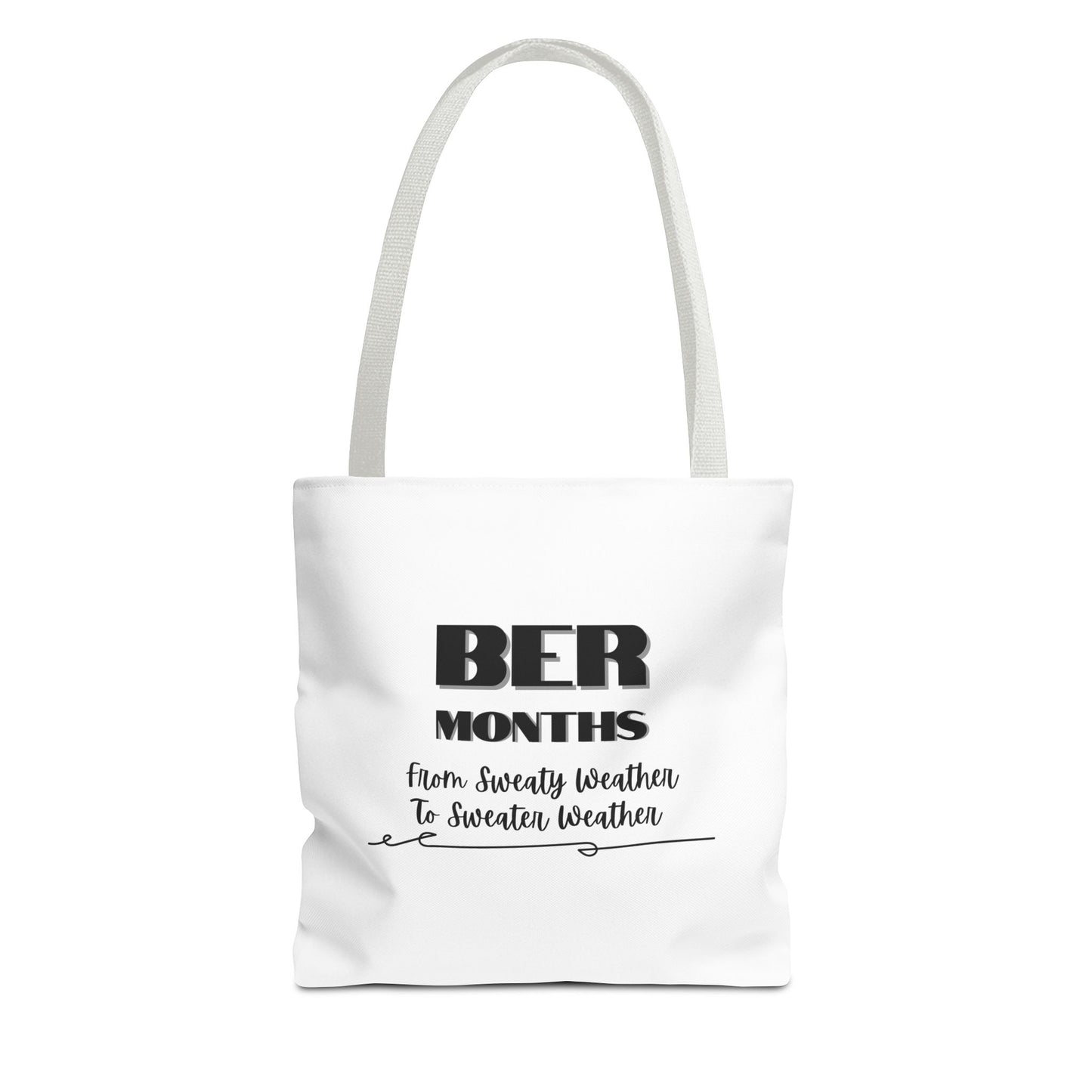 Unisex BER Months Tote Bag Autumn Fall September October November December Tote Bag Favorite Months Tote Bag