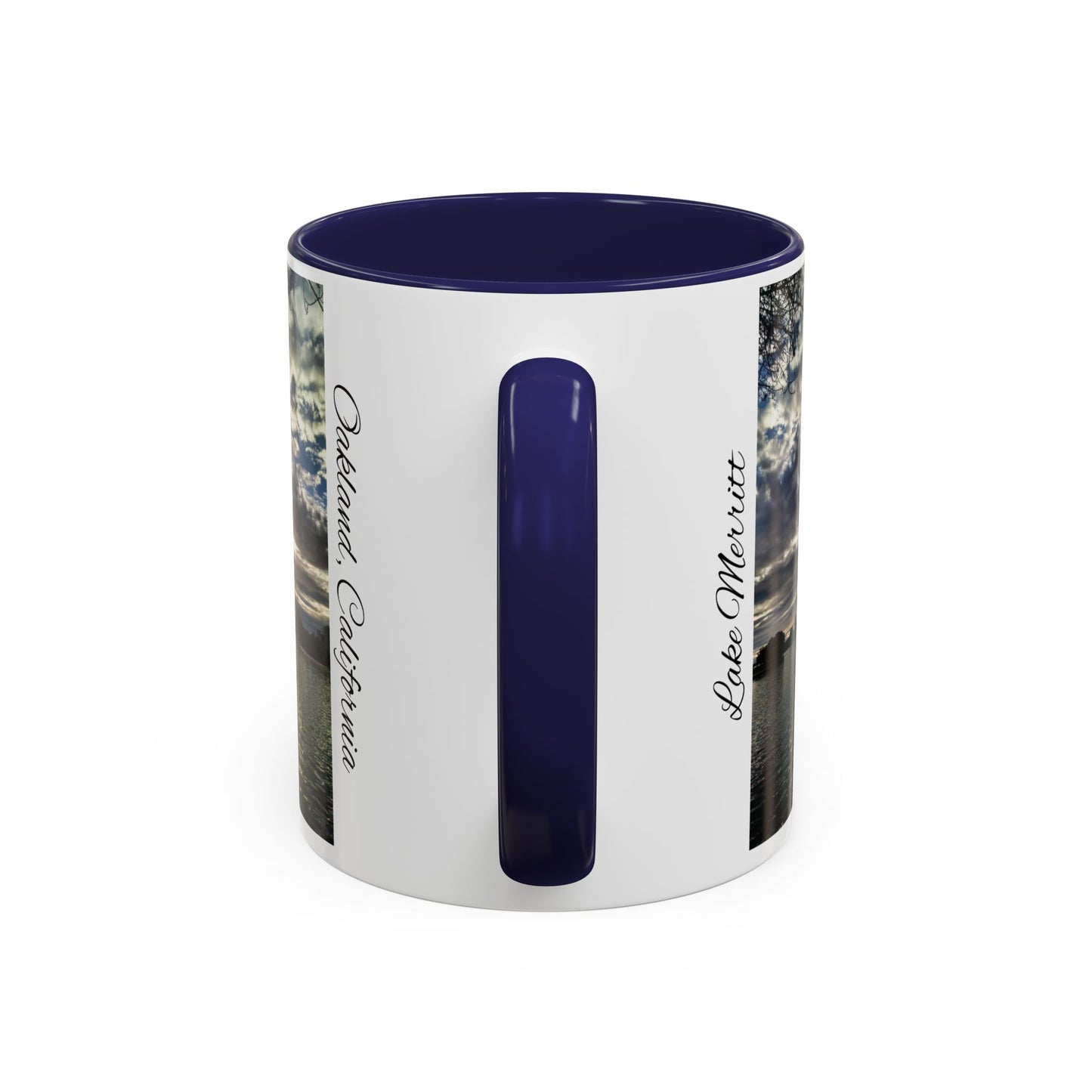 11oz/15oz Two Tone Lake Merritt, Oakland California San Francisco Bay Area Keepsake Coffee Mug