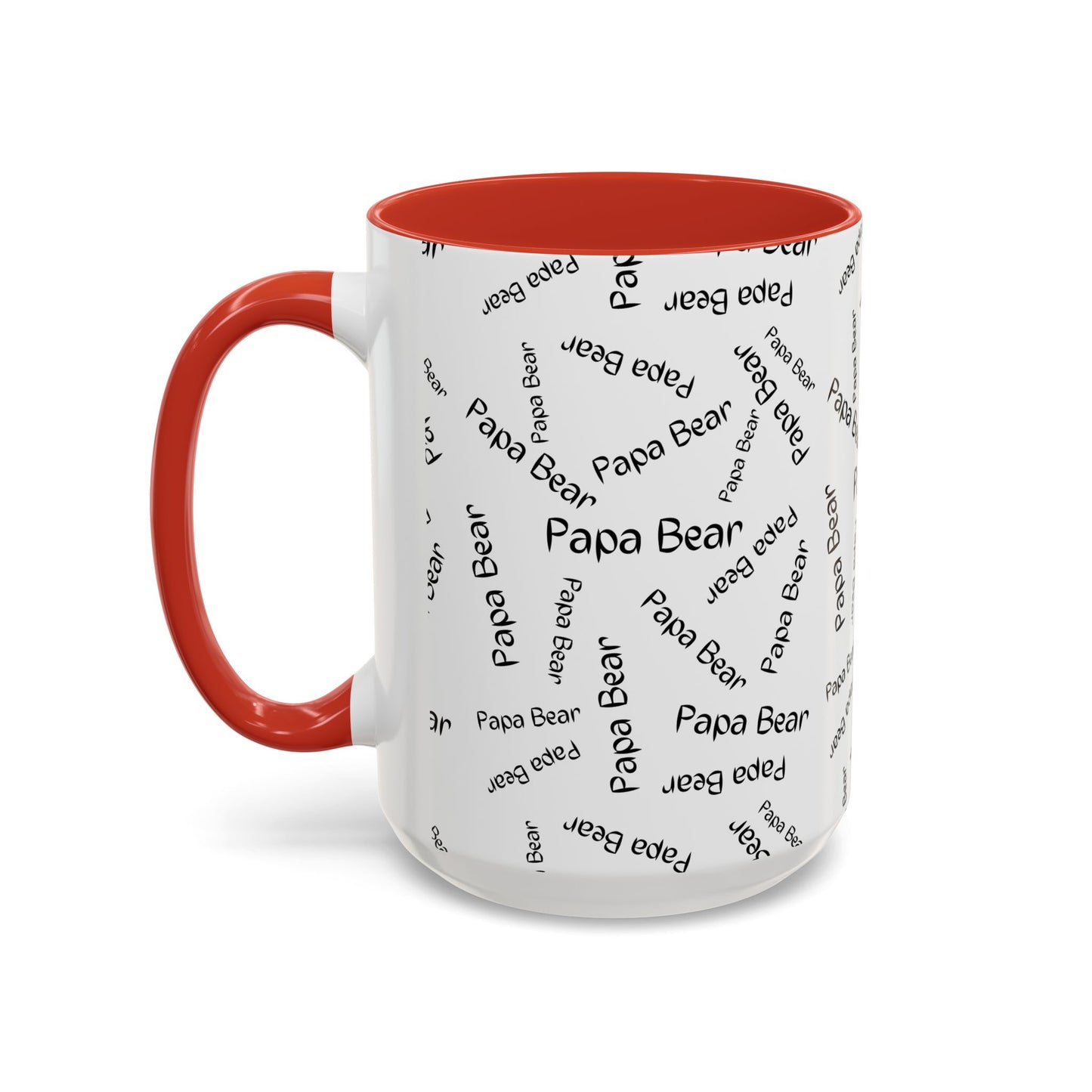 11oz/15oz Papa Bear Word Scramble Coffee Mug