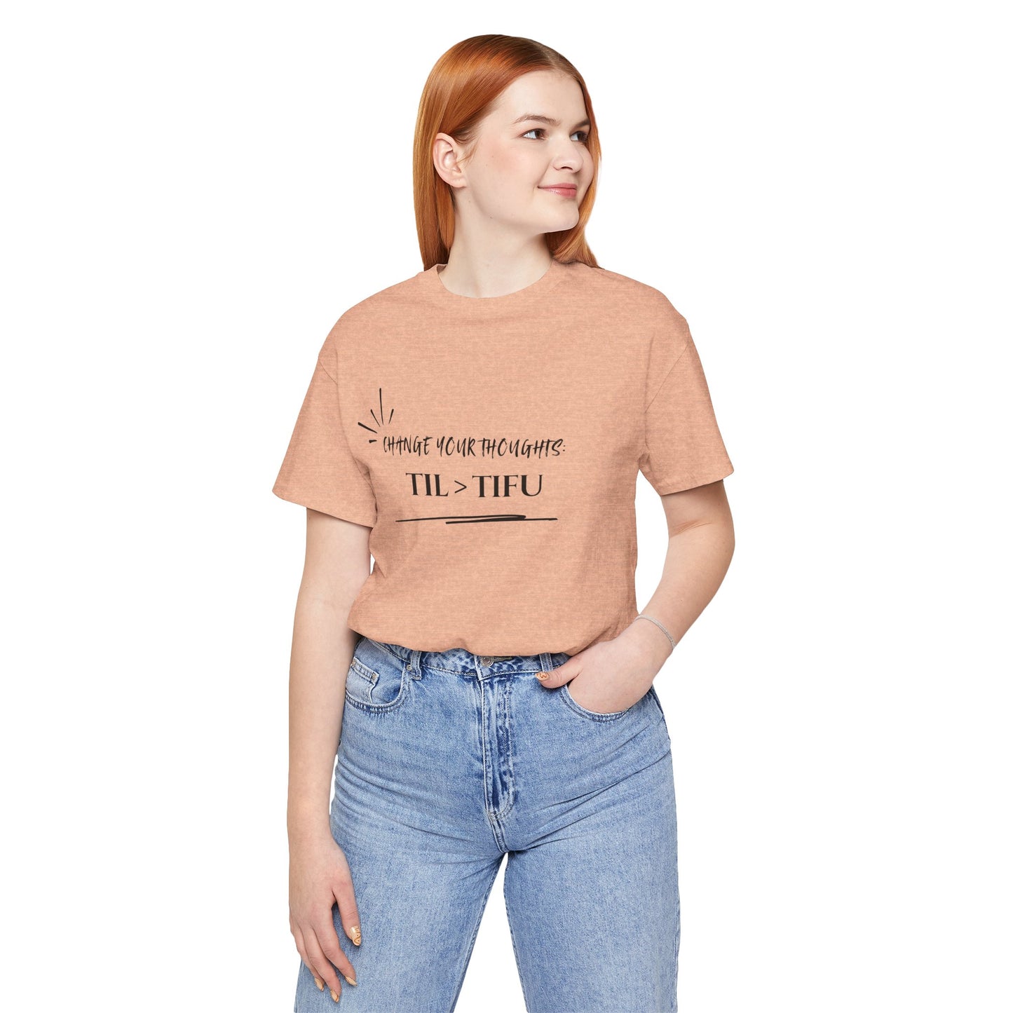 Unisex Self Love Positive Self Talk and Thoughts Mental Health Awareness and Positivity T-Shirt TIL>TIFU