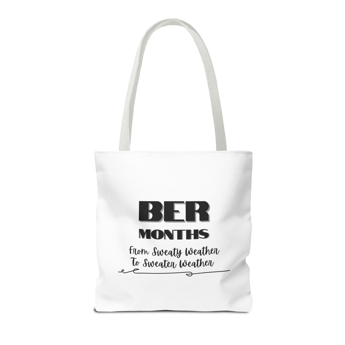 Unisex BER Months Tote Bag Autumn Fall September October November December Tote Bag Favorite Months Tote Bag