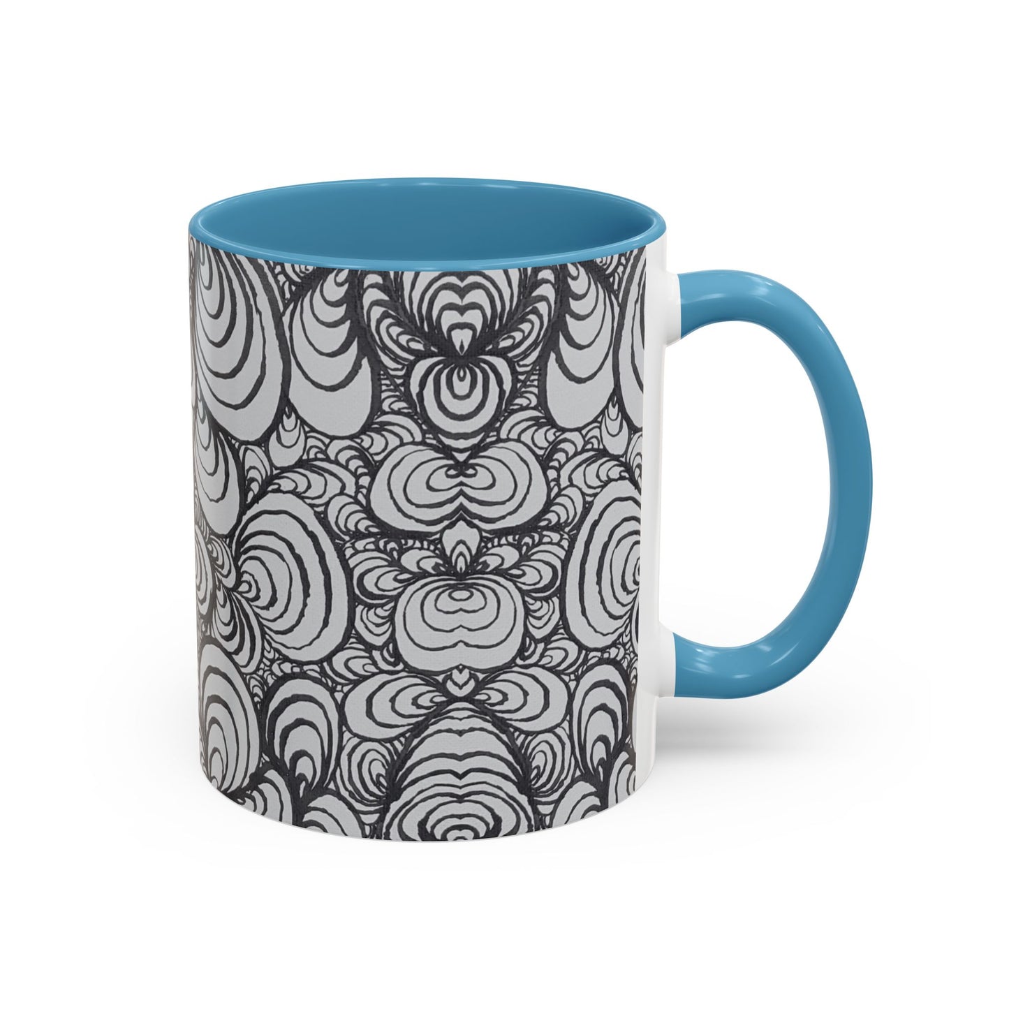 11oz Original Line Art Mug - Puzzle Panels 1