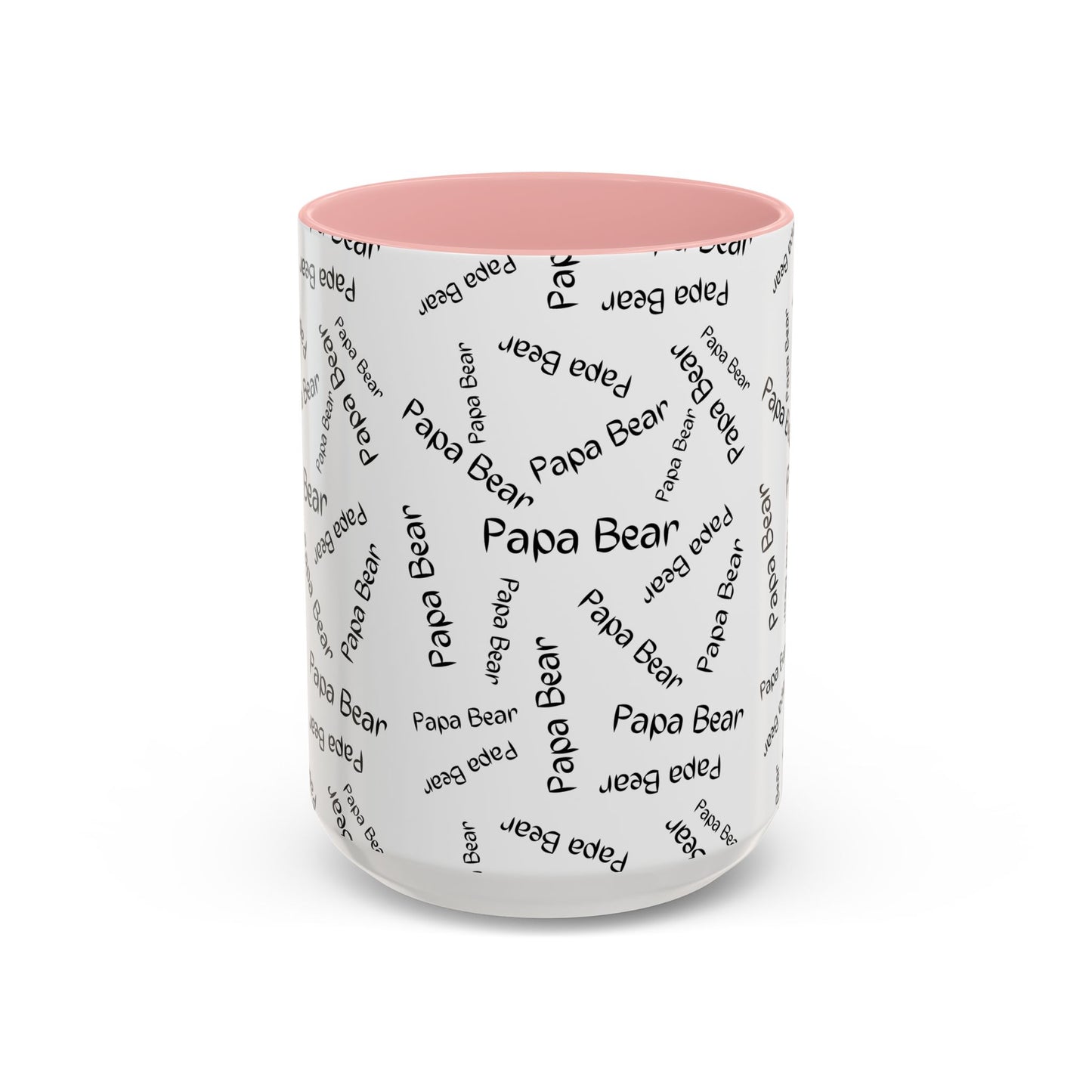 11oz/15oz Papa Bear Word Scramble Coffee Mug
