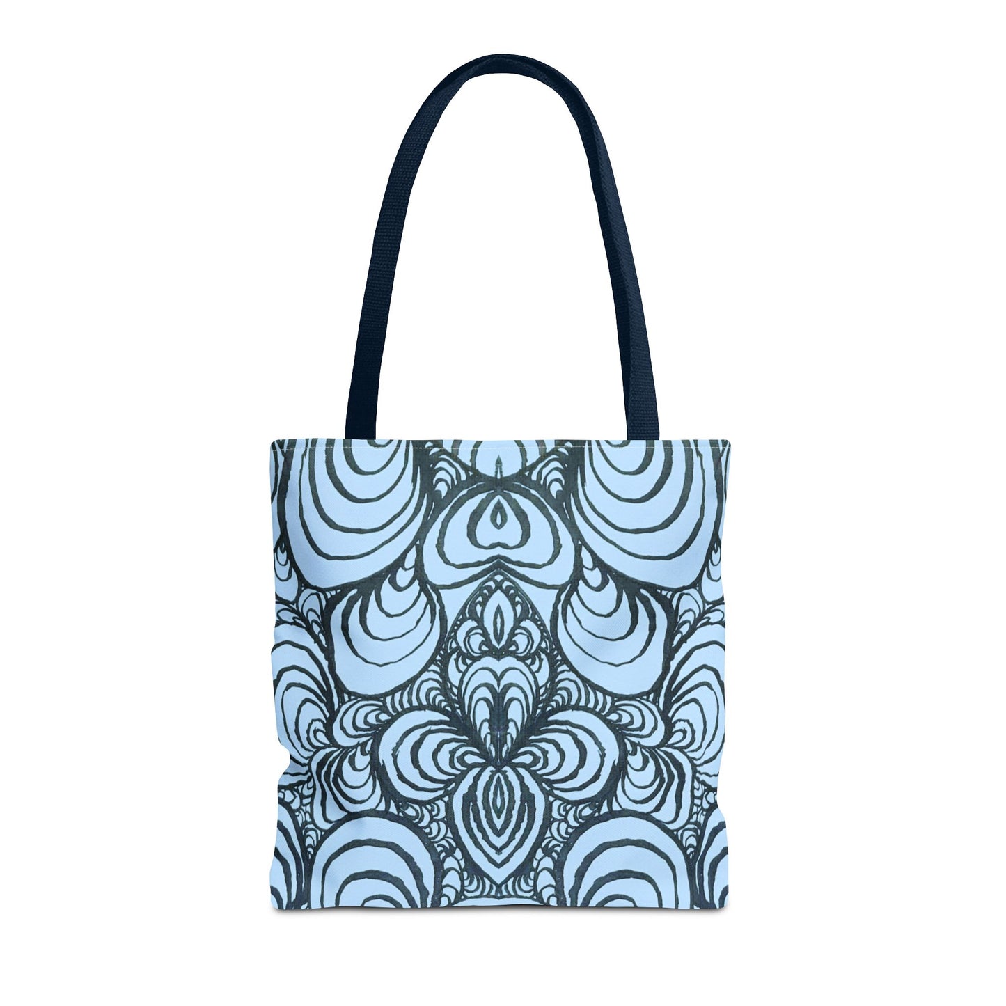 Unisex Original Line Art - All Over Print Tote Bag - Puzzle Panels 1 Color Pop Polar