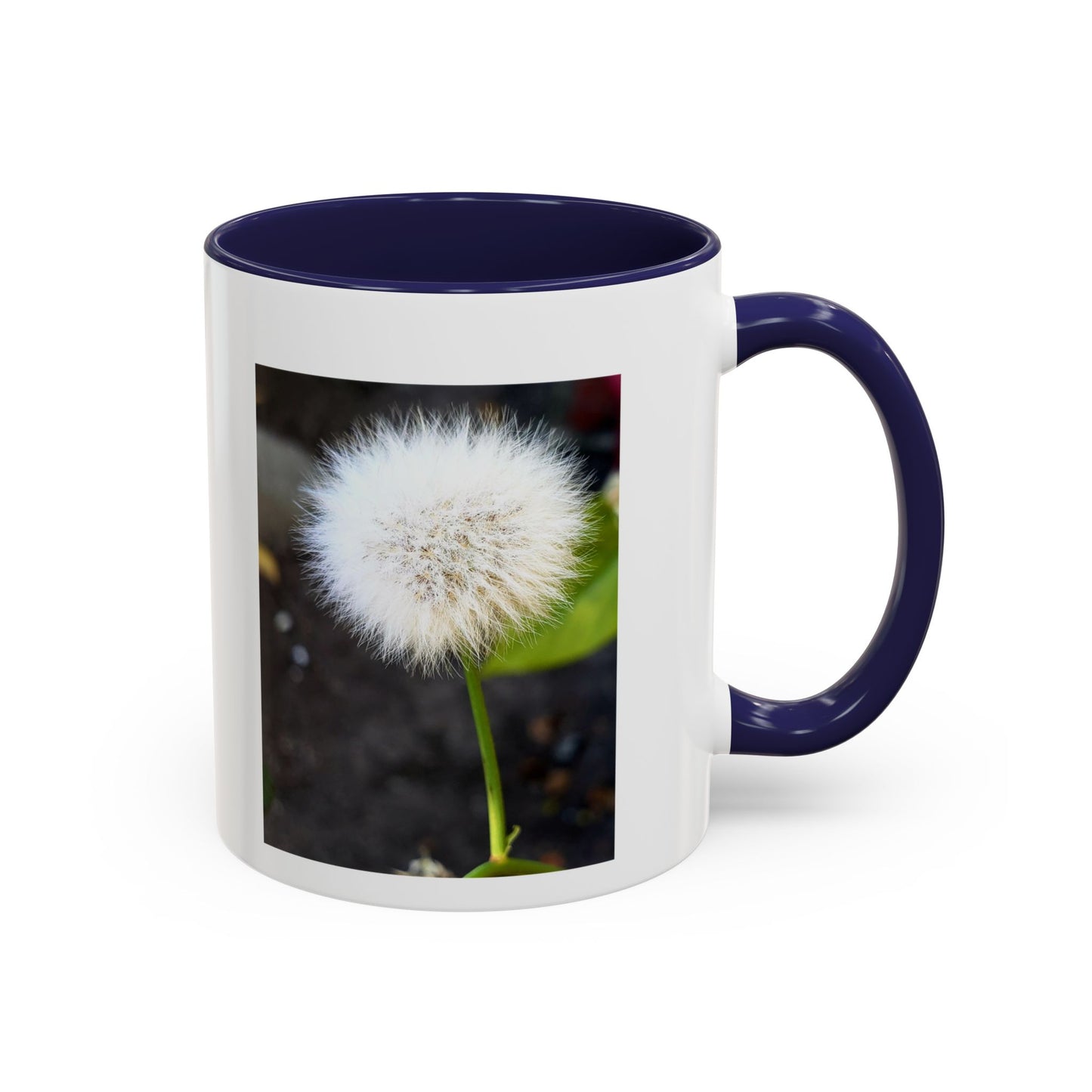 11oz. Garden Themed Dandelion Two Tone Coffee Mug