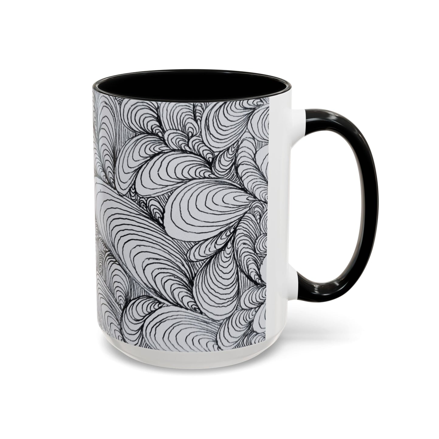 11oz/15oz Original Rough Line Art Coffee Mug