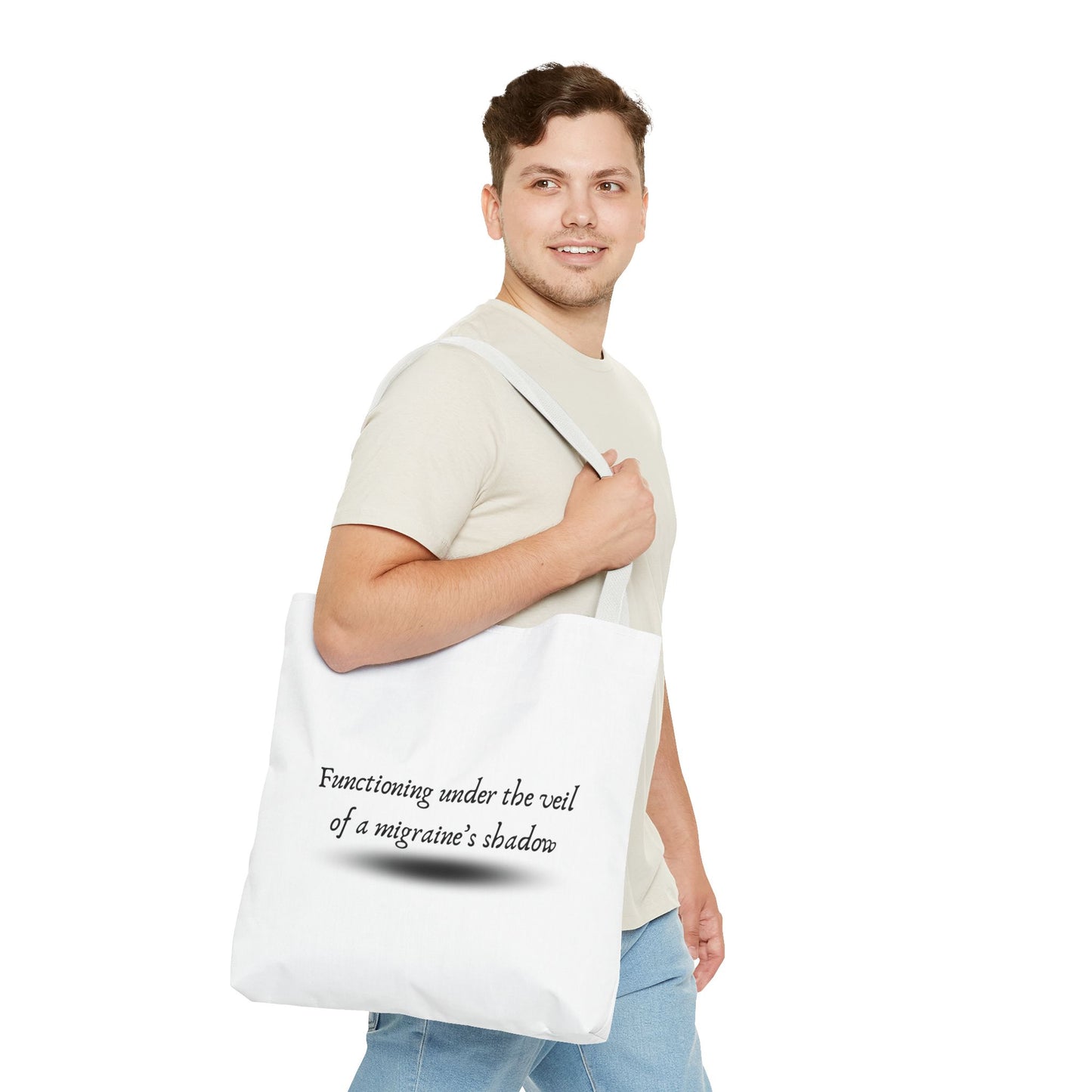 Unisex Migraine Day Invisible Illness Warrior Tote Bag