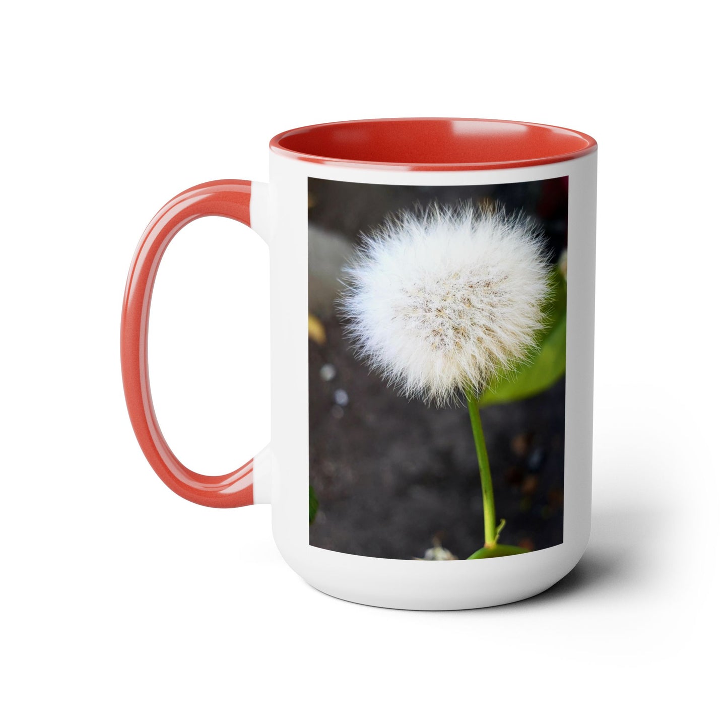 15oz Garden Themed Dandelion Flower Coffee Mug