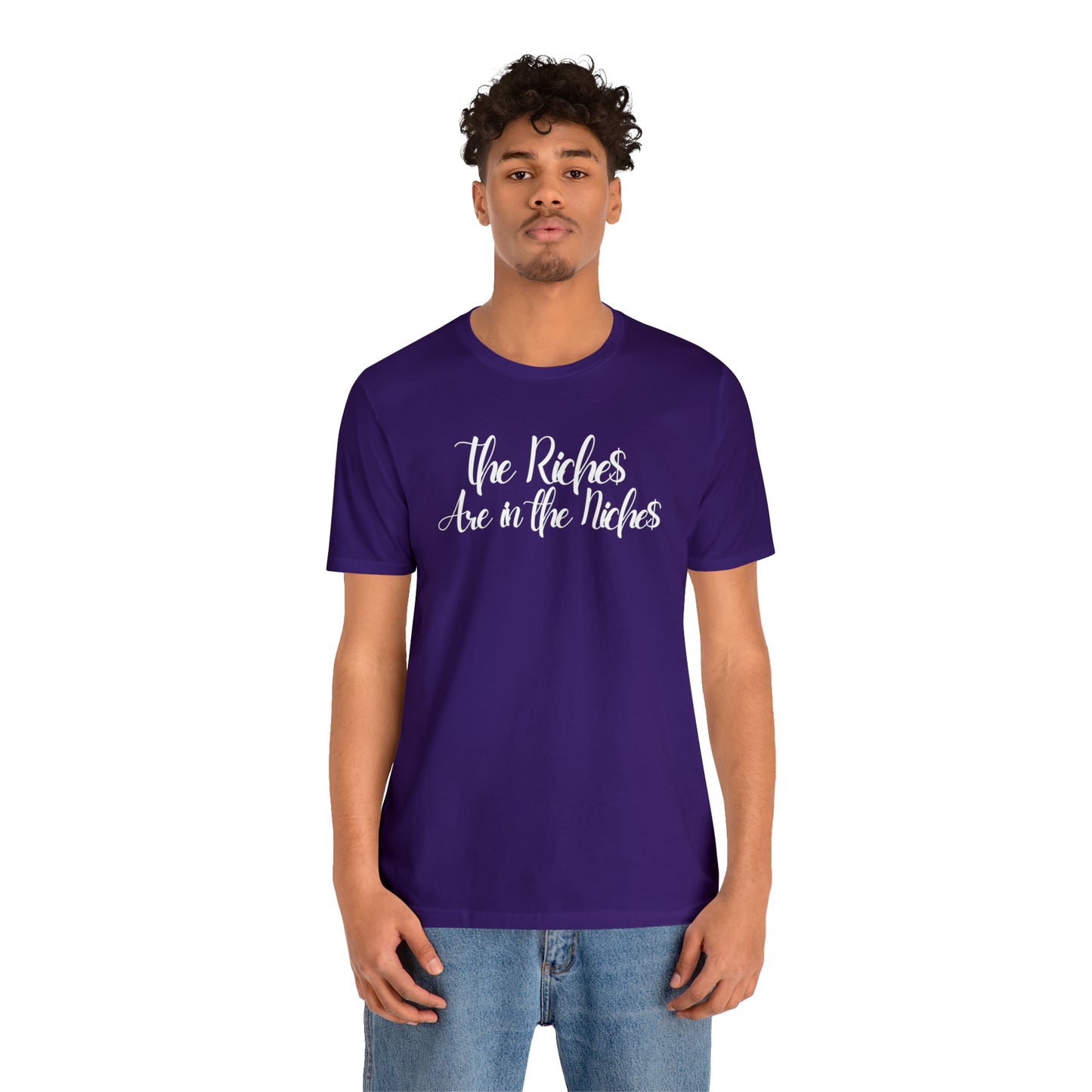 Unisex Boss Gift T-Shirt The Riches Are in The Niches