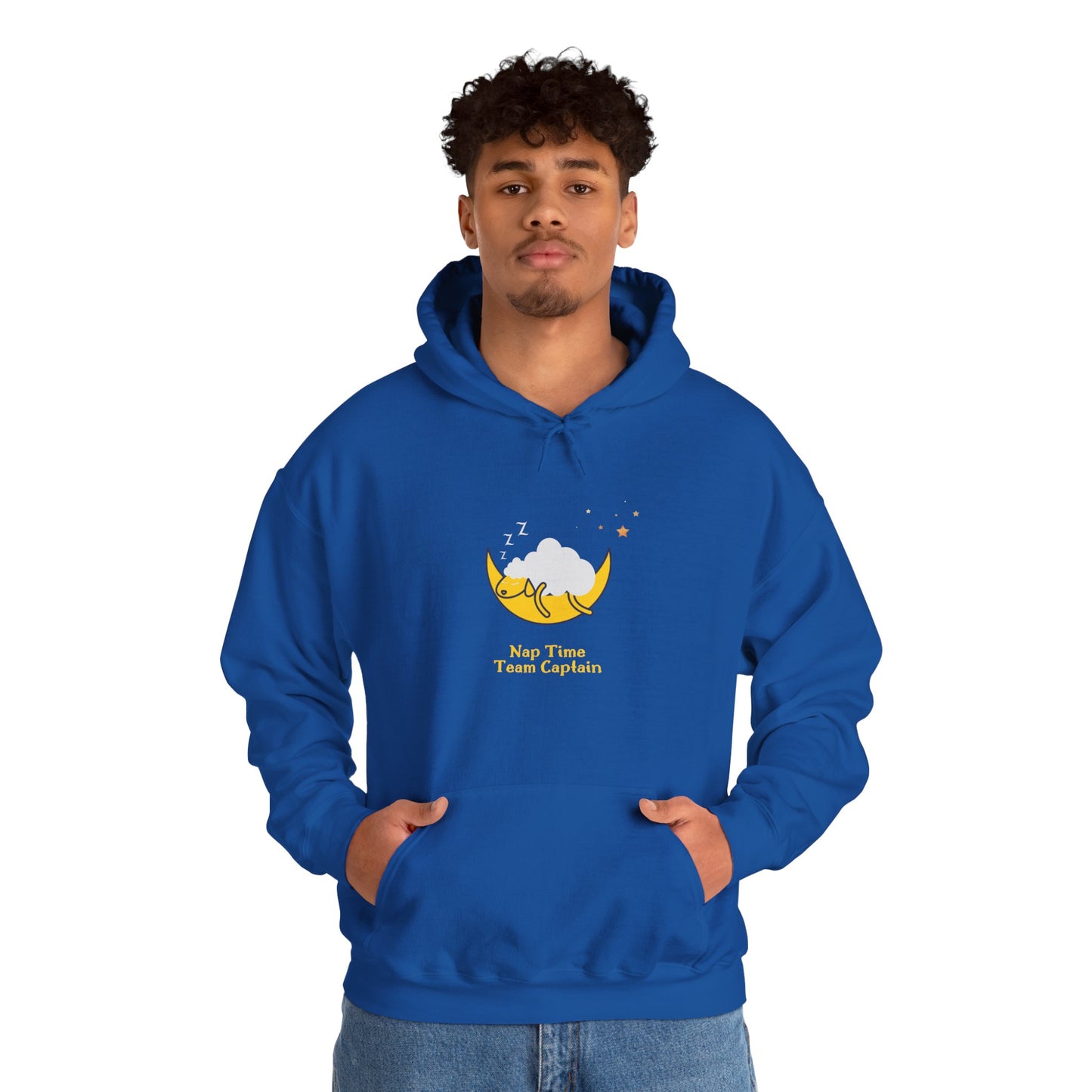 Unisex Heavy Blend™ Nap Time Team Captain Hooded Sweatshirt