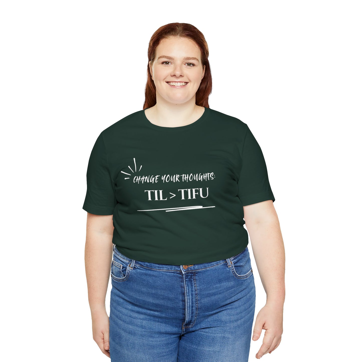 Unisex Self Love Positive Self Talk and Thoughts Mental Health Awareness and Positivity T-Shirt TIL>TIFU
