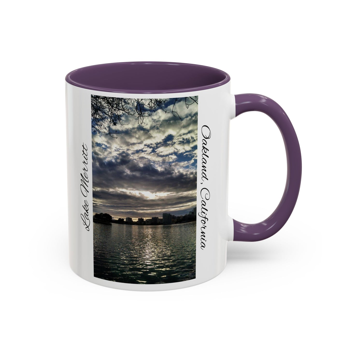 11oz/15oz Two Tone Lake Merritt, Oakland California San Francisco Bay Area Keepsake Coffee Mug