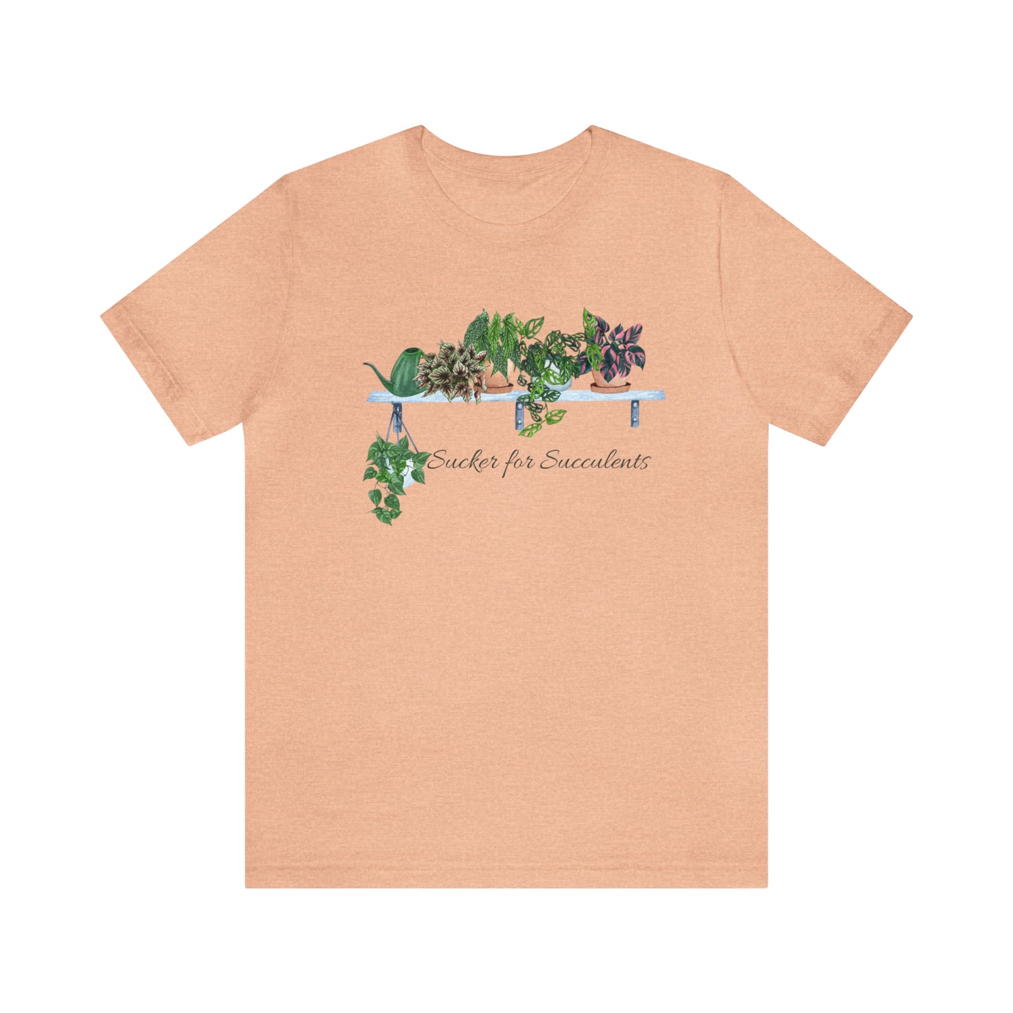 Unisex Gardening Themed T-Shirt Sucker for Succulents