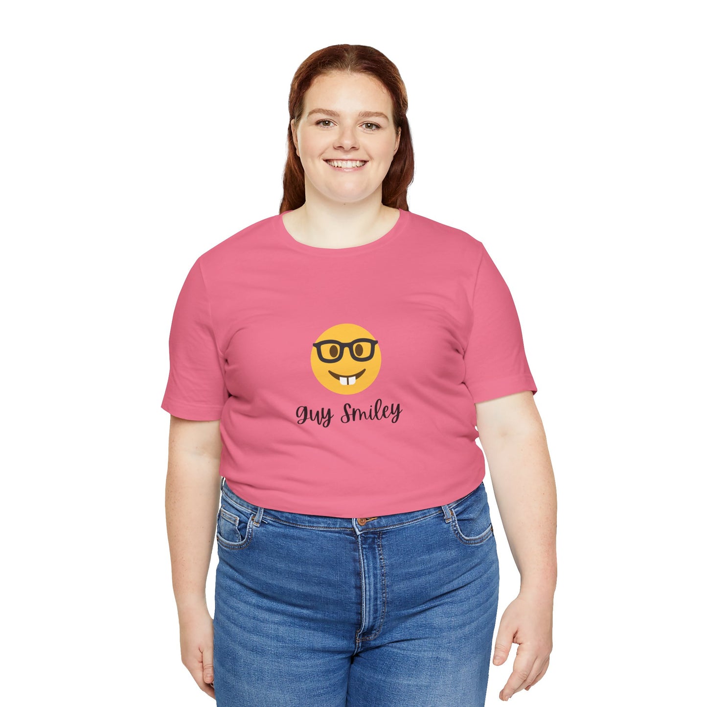 Unisex Jersey Short Sleeve Guy Smiley T-Shirt
