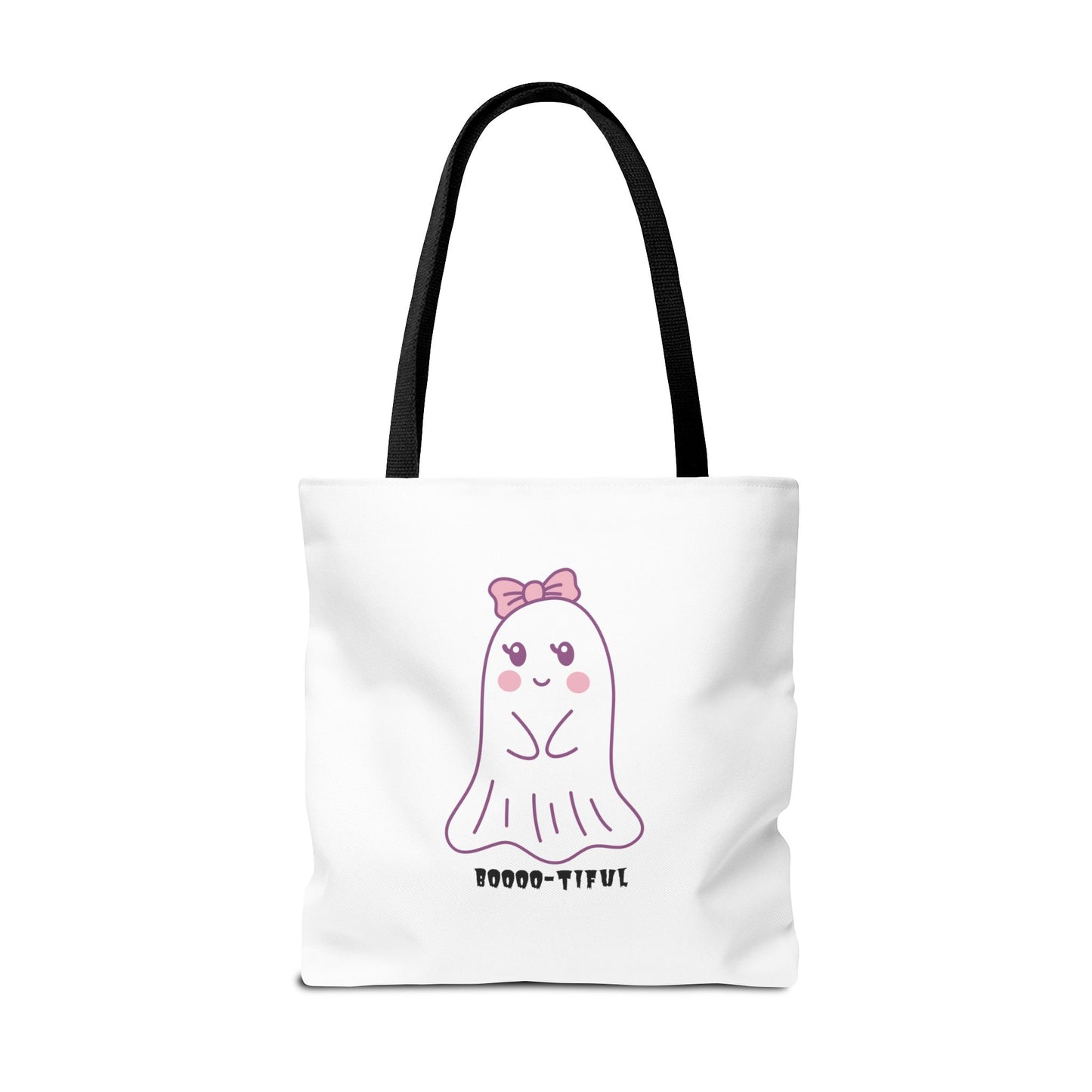 Cute Ghost Halloween Lover Spooky Season Tote Trick or Treating Candy Bag Fall Themed Reusable Lunch Tote